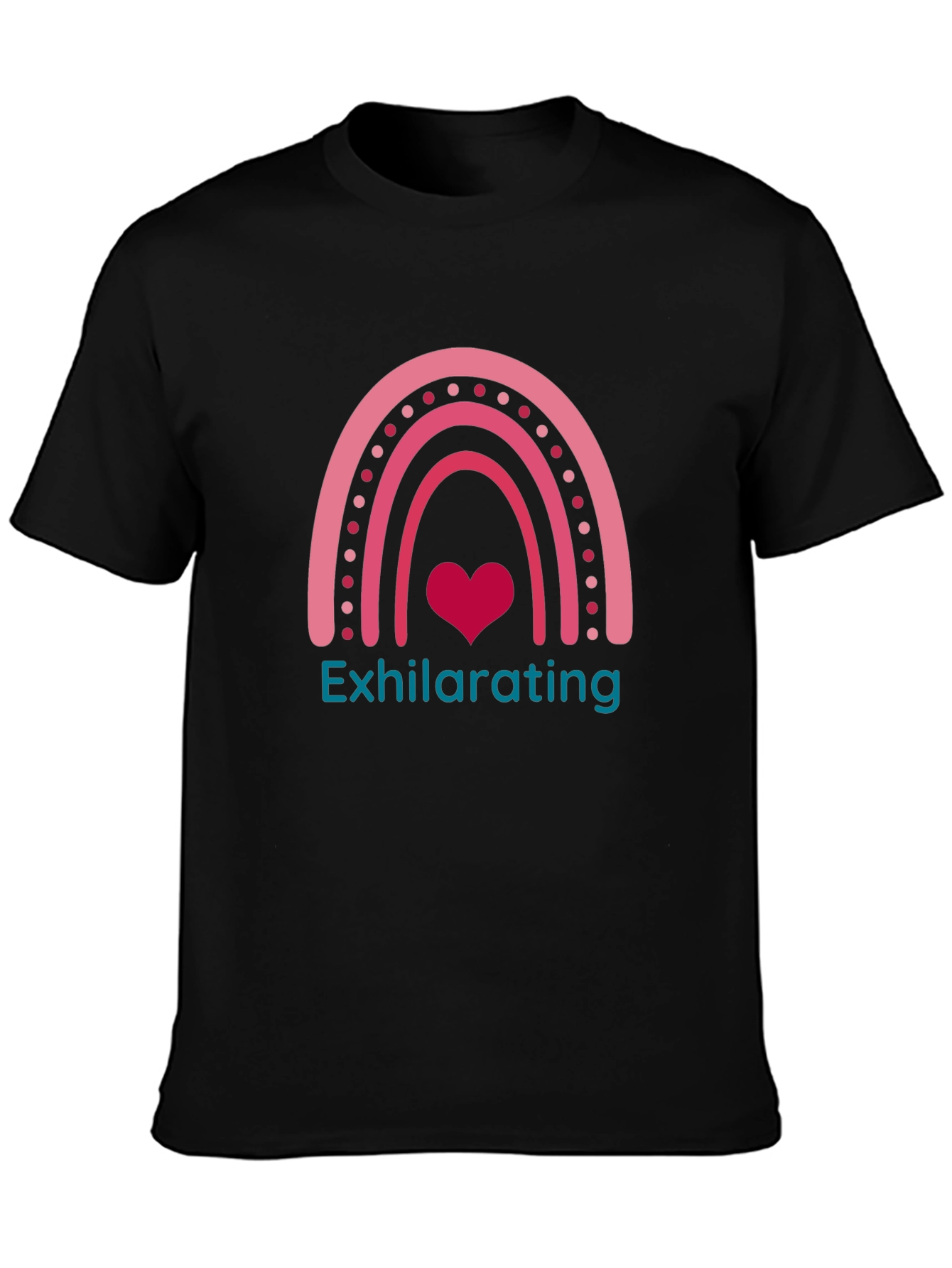 Exhilarating Rainbow Heart T-Shirt