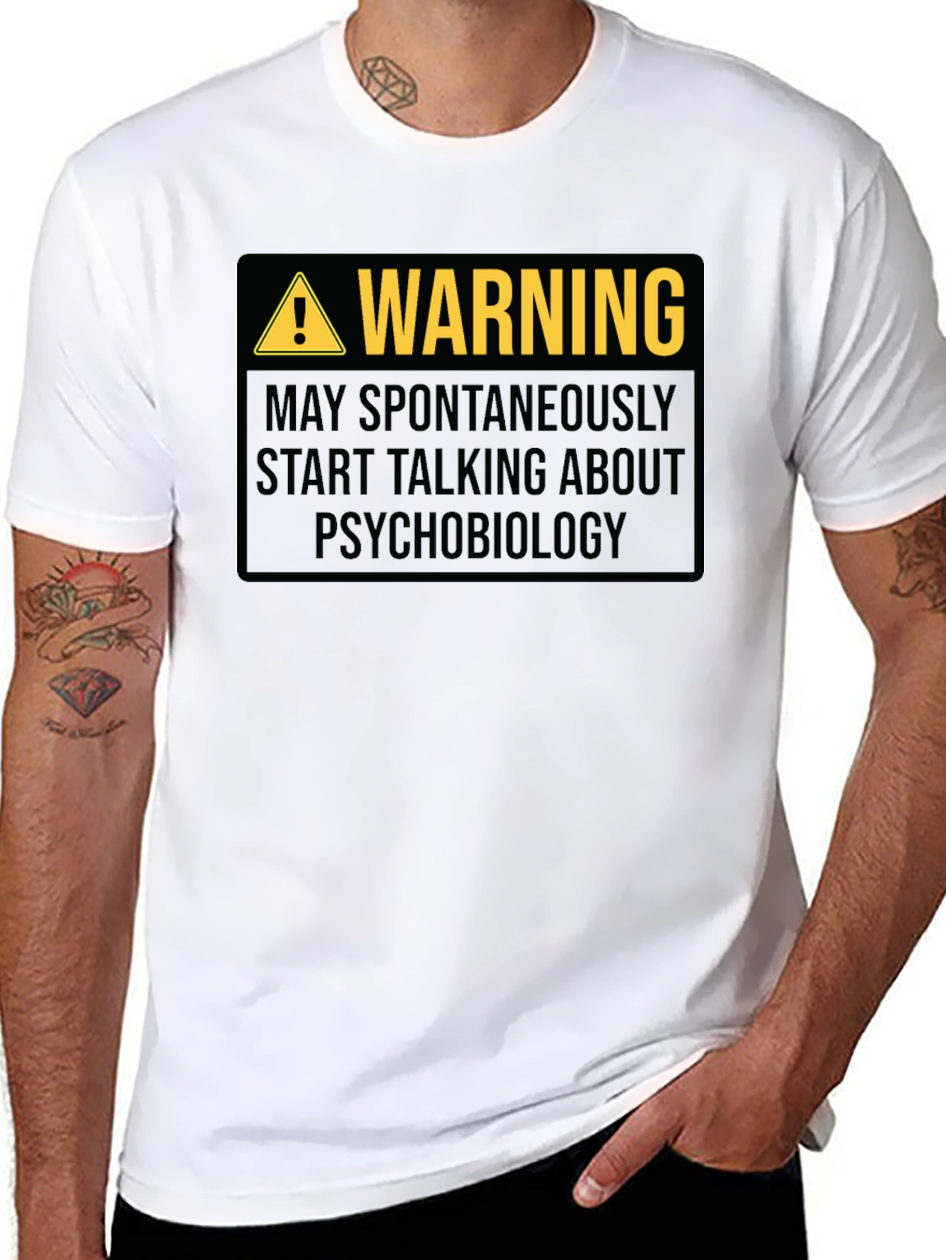 Warning Psychobiology T-Shirt