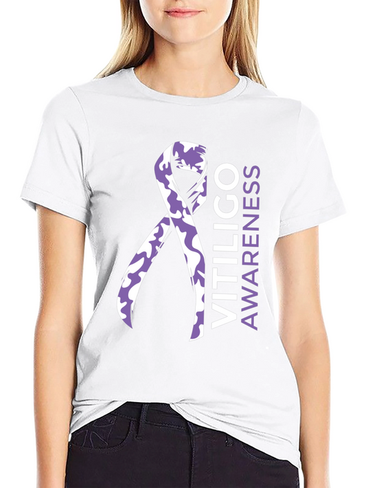 Vitiligo Awareness Ribbon T-Shirt