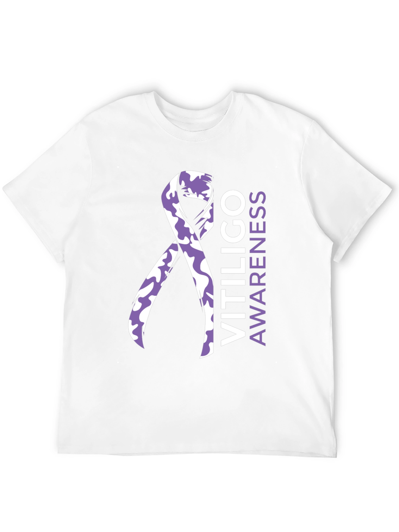 Vitiligo Awareness Ribbon T-Shirt