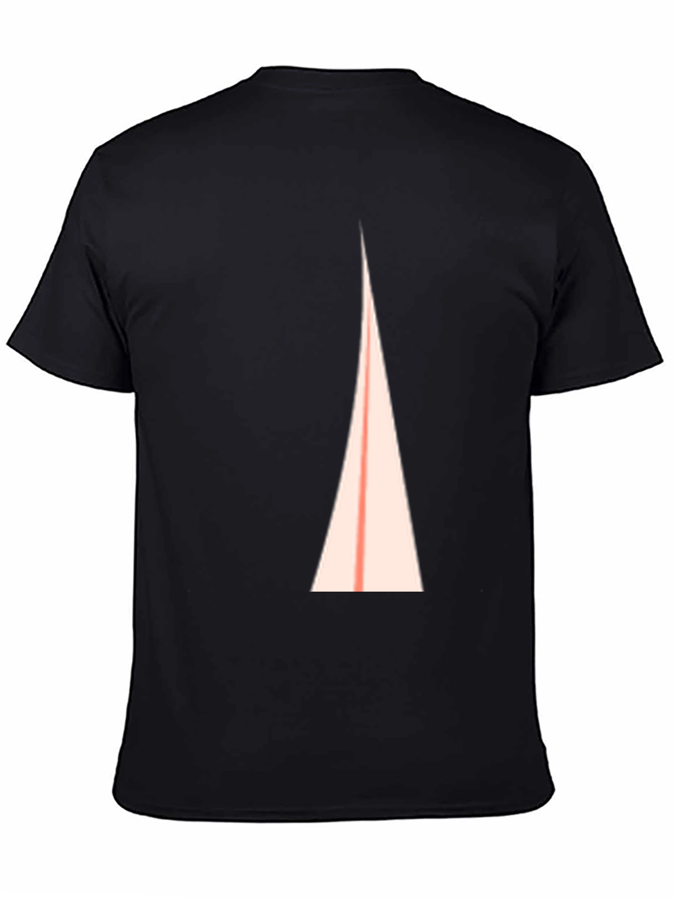 Abstract Triangle Graphic Tee - Modern Casual Shirt