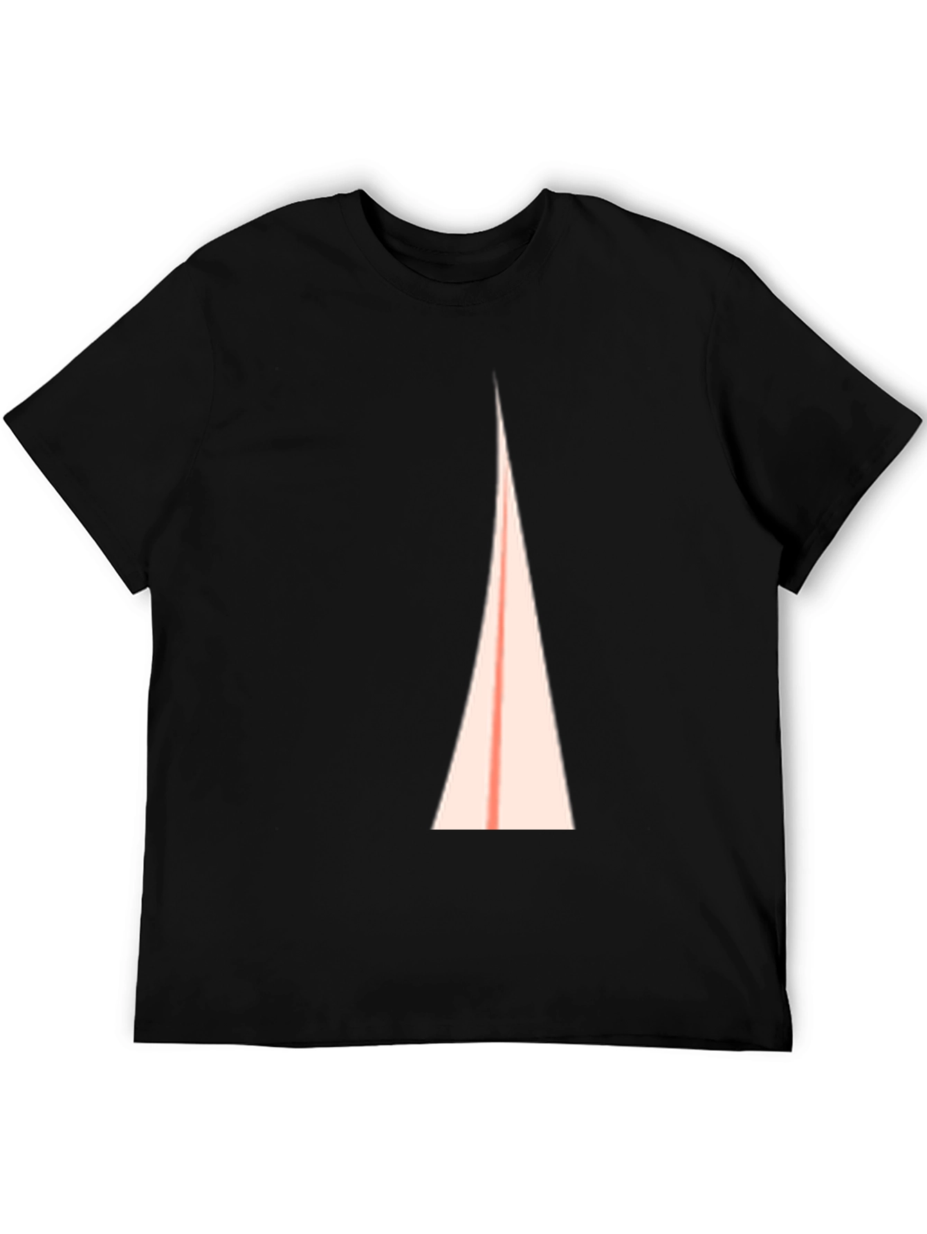 Abstract Triangle Graphic Tee - Modern Casual Shirt
