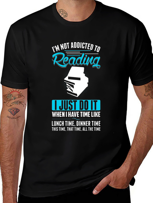 Reading Addict Black T-Shirt