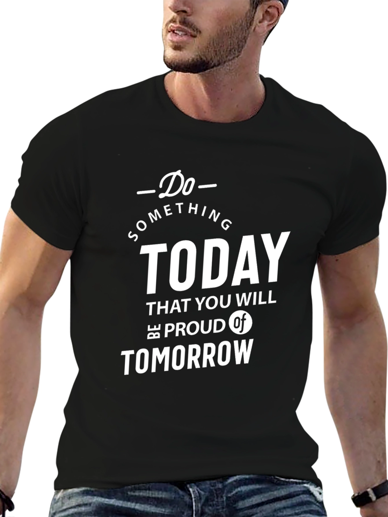 Inspirational Quote T-Shirt - Do Something Today