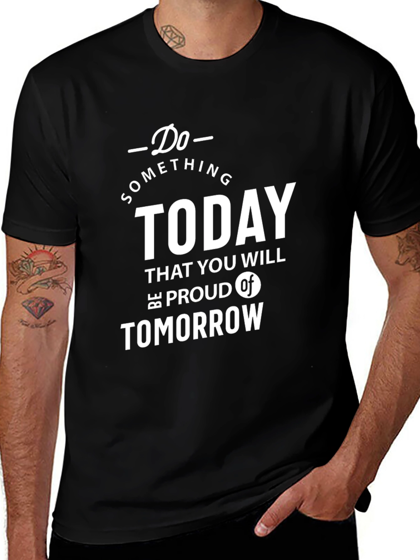Inspirational Quote T-Shirt - Do Something Today