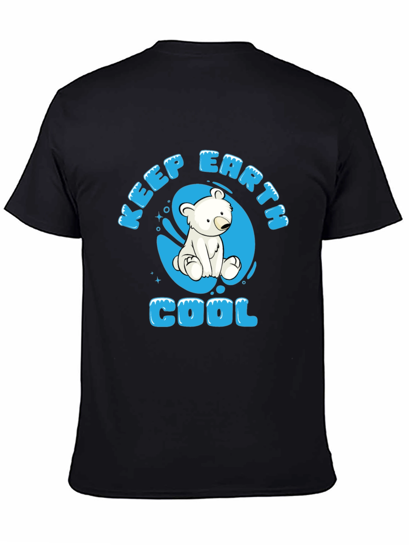 Keep Earth Cool Polar Bear Graphic Tee