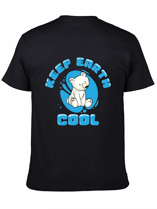 Keep Earth Cool Polar Bear Graphic Tee