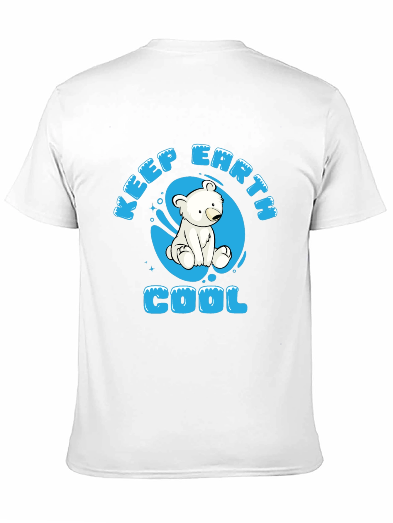 Keep Earth Cool Polar Bear Graphic Tee