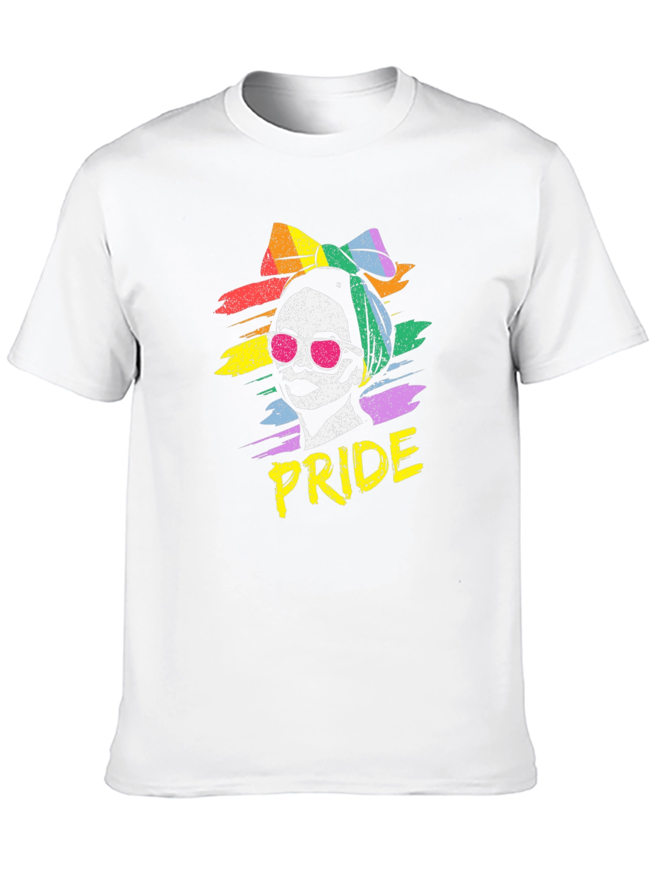 Pride Graphic Tee - Rainbow Woman Shirt