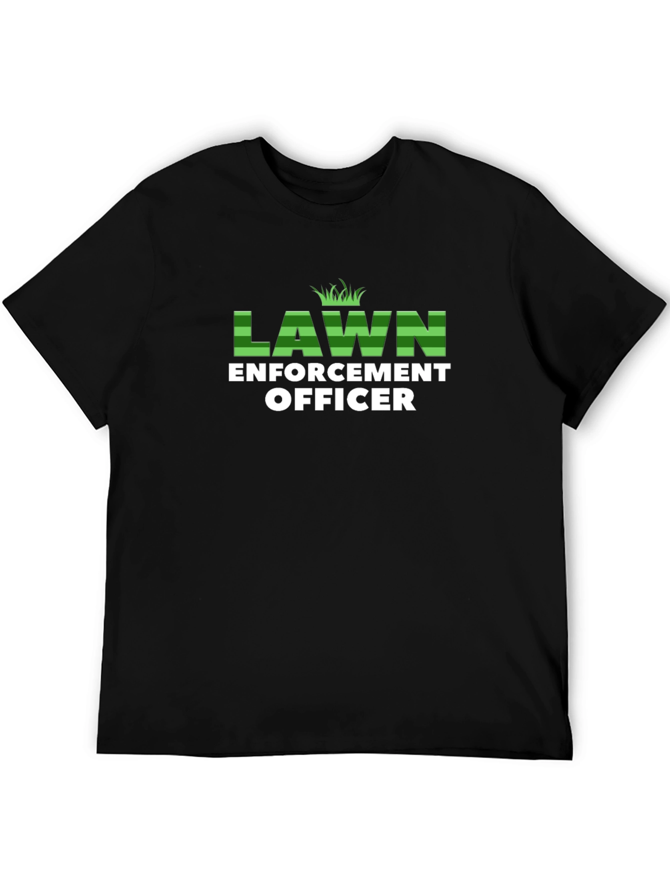 Lawn Enforcement Officer Graphic T-Shirt