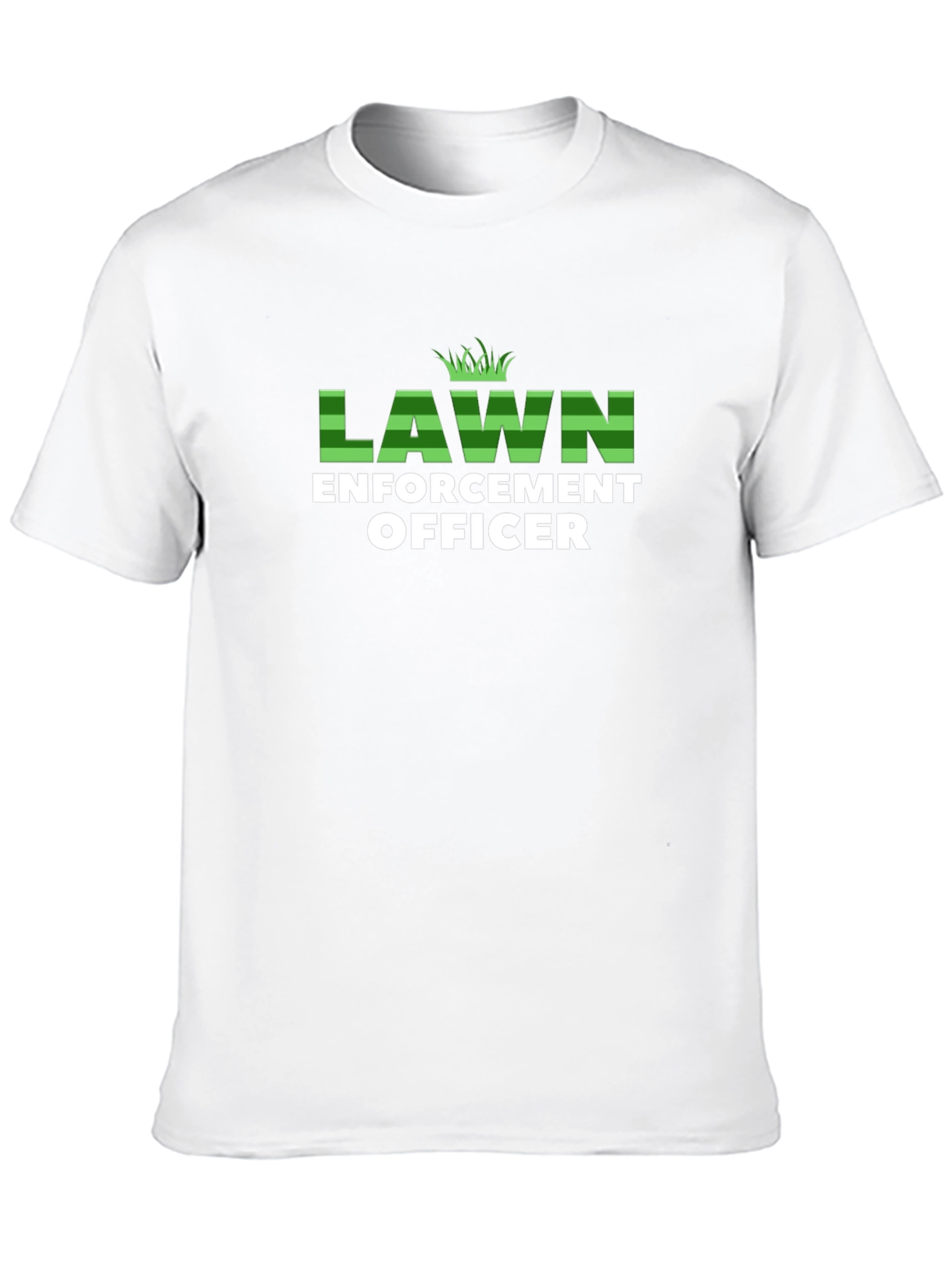 Lawn Enforcement Officer Graphic T-Shirt