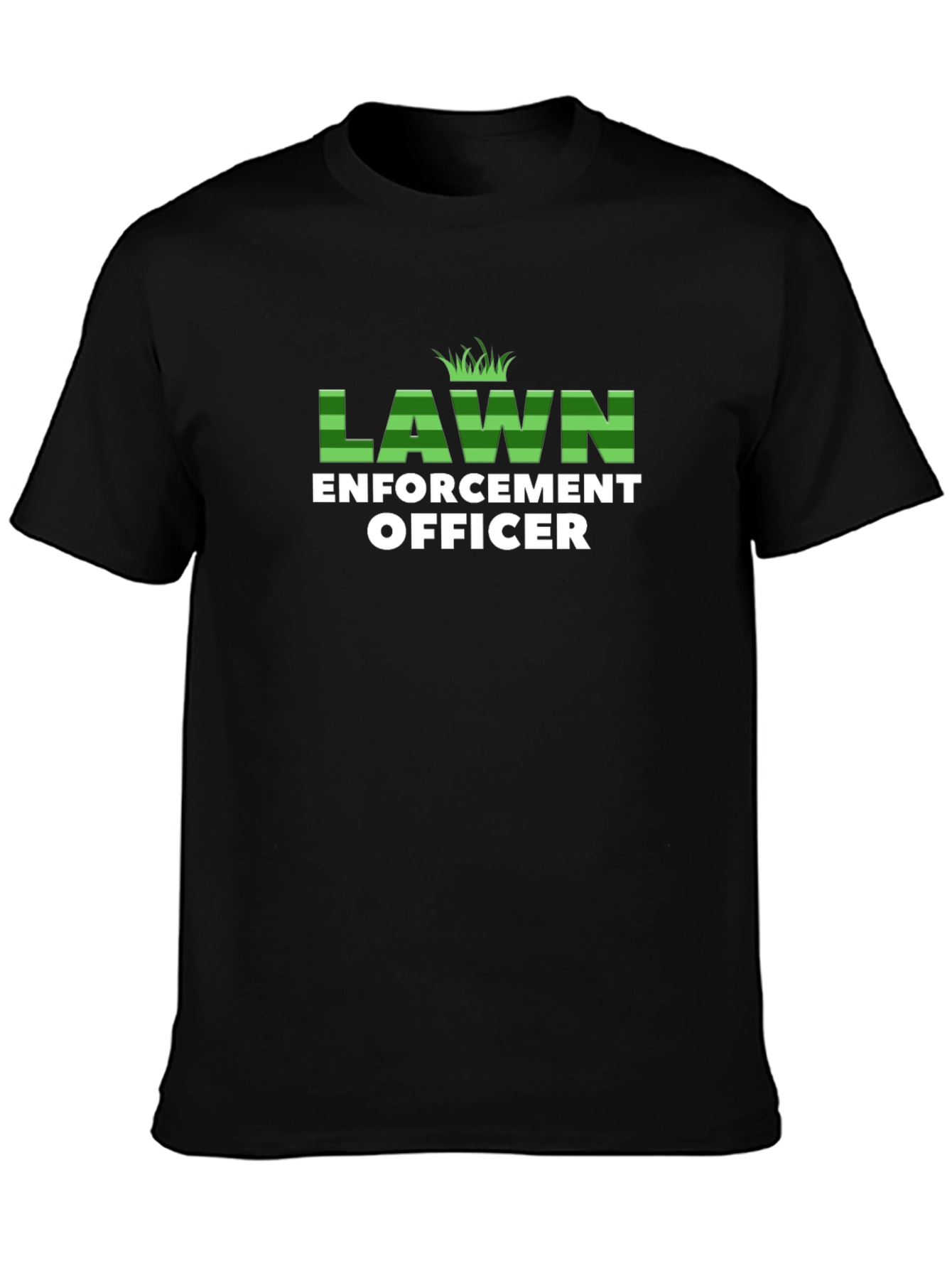 Lawn Enforcement Officer Graphic T-Shirt