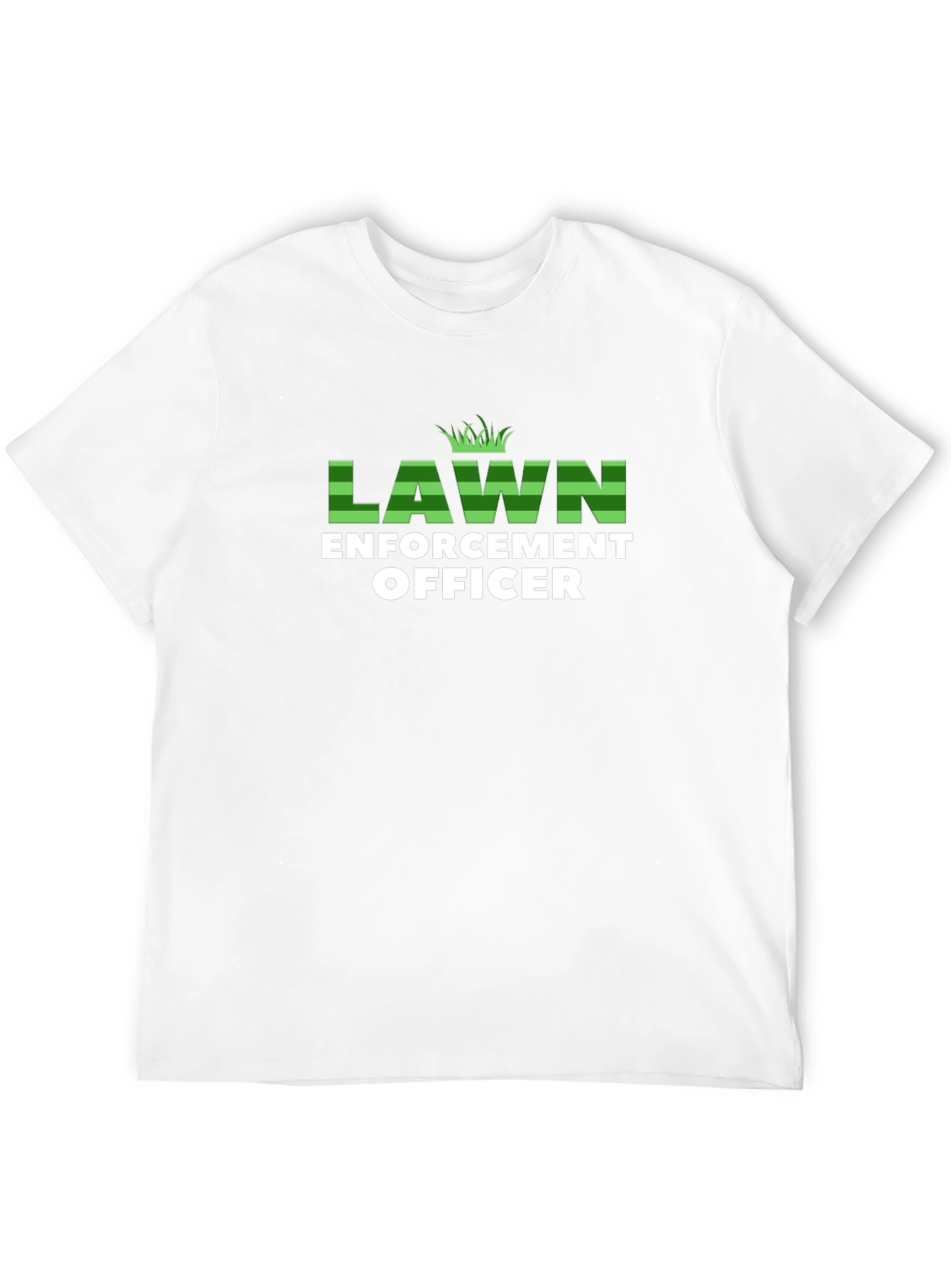 Lawn Enforcement Officer Graphic T-Shirt