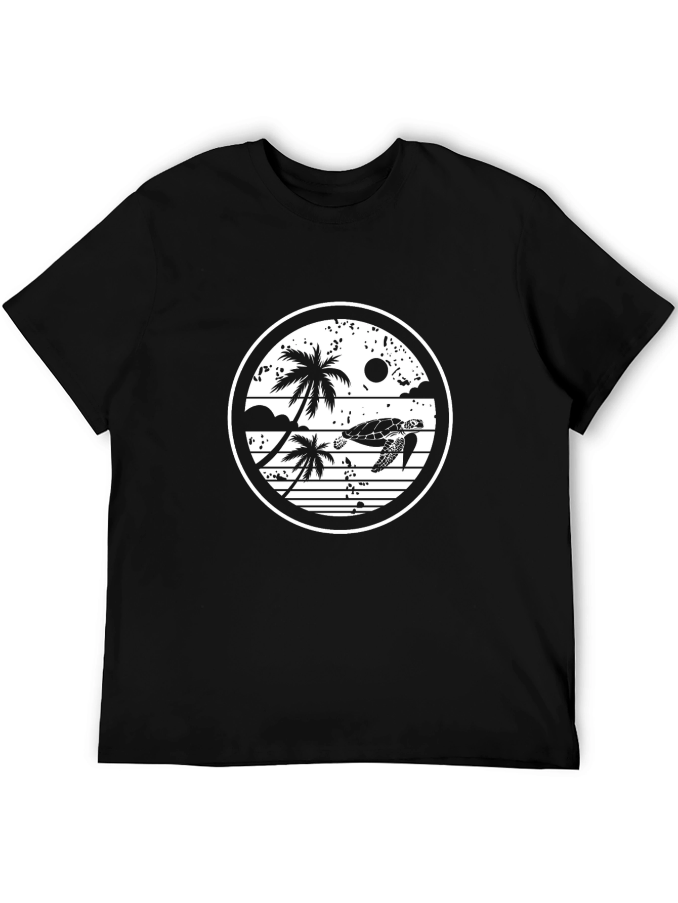 Turtle Palm Graphic T-Shirt