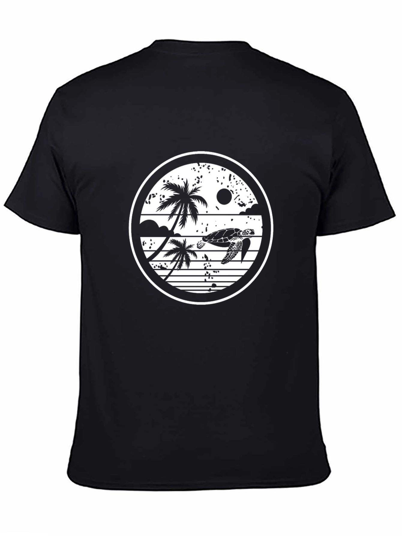 Turtle Palm Graphic T-Shirt
