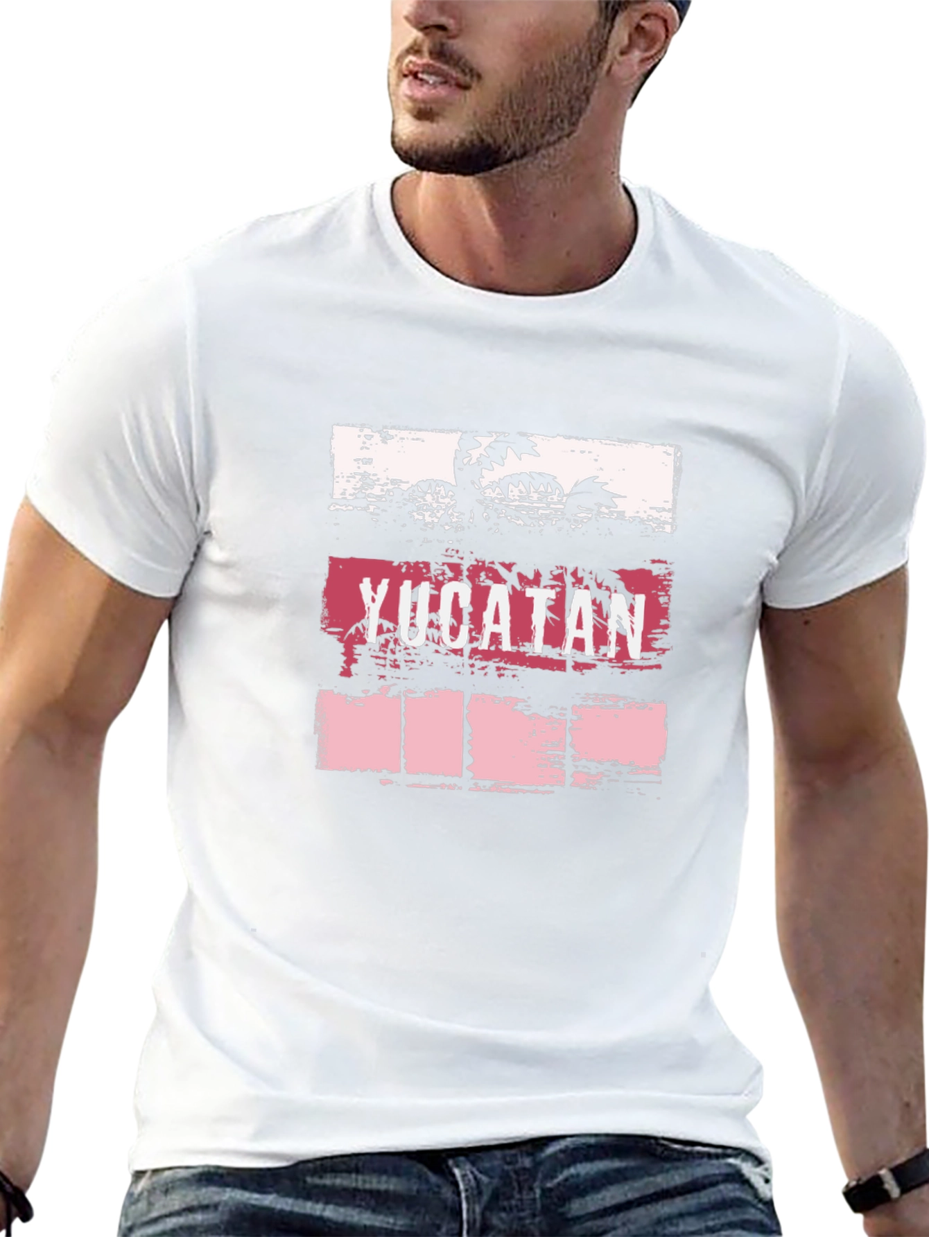Yucatan Palm Tree Graphic T-Shirt