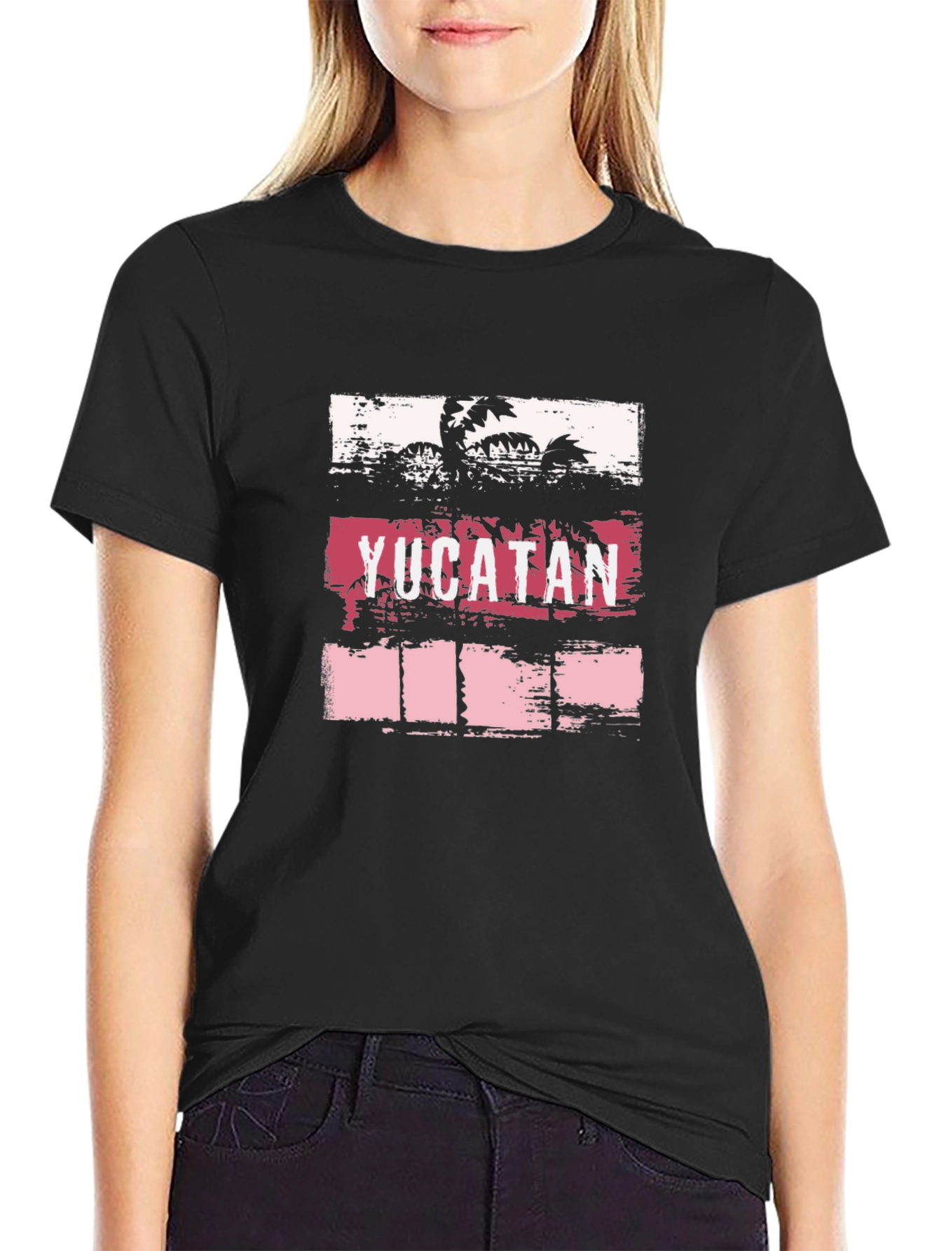 Yucatan Palm Tree Graphic T-Shirt