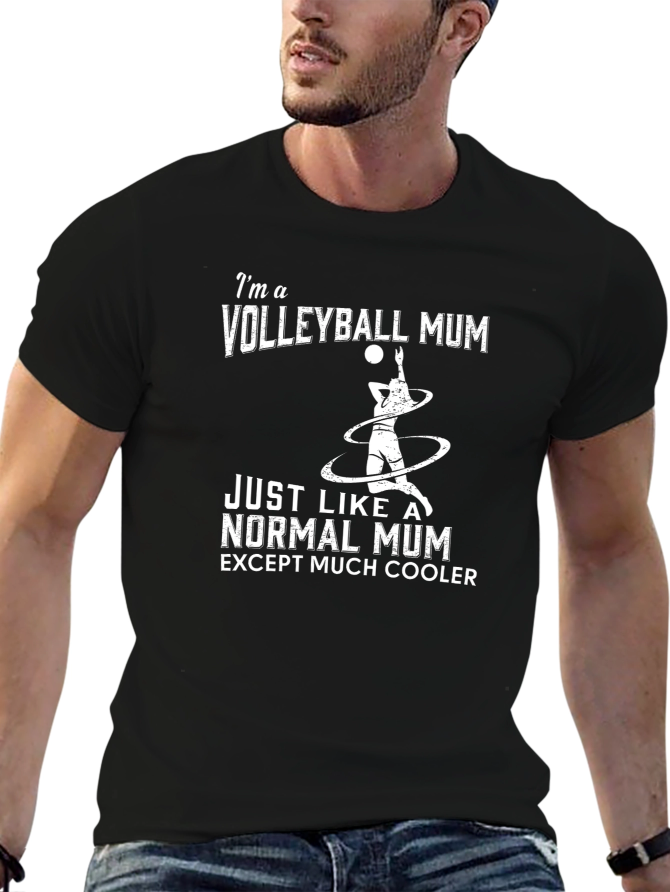Volleyball Mom T-Shirt - Cool Graphic Tee