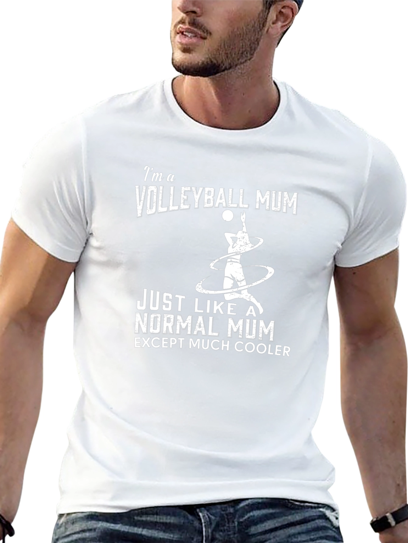 Volleyball Mom T-Shirt - Cool Graphic Tee