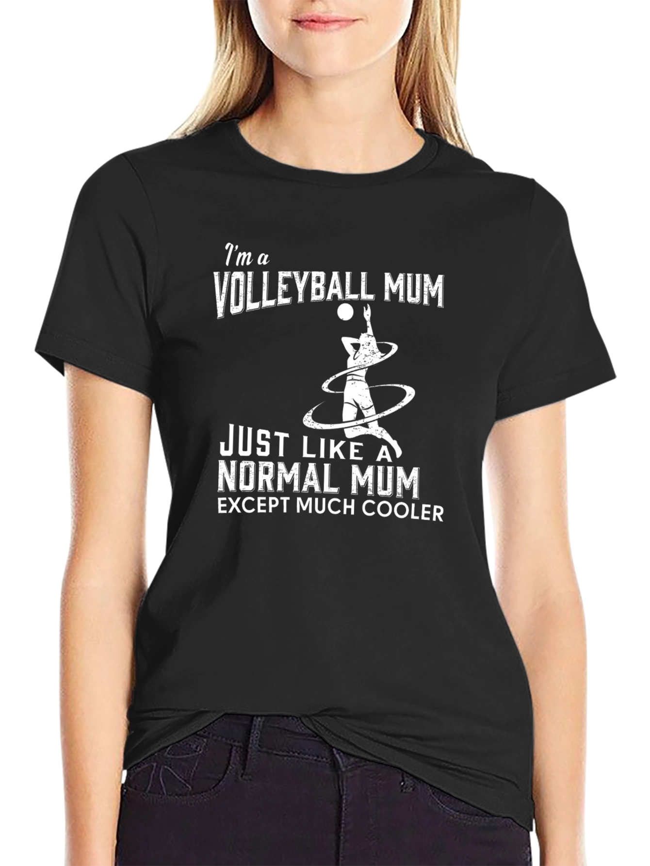 Volleyball Mom T-Shirt - Cool Graphic Tee