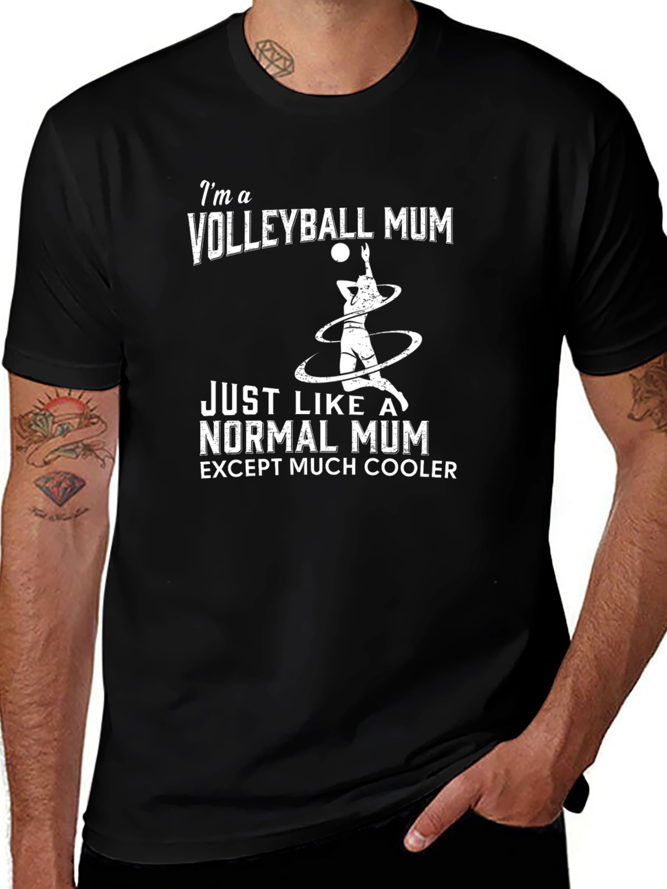 Volleyball Mom T-Shirt - Cool Graphic Tee