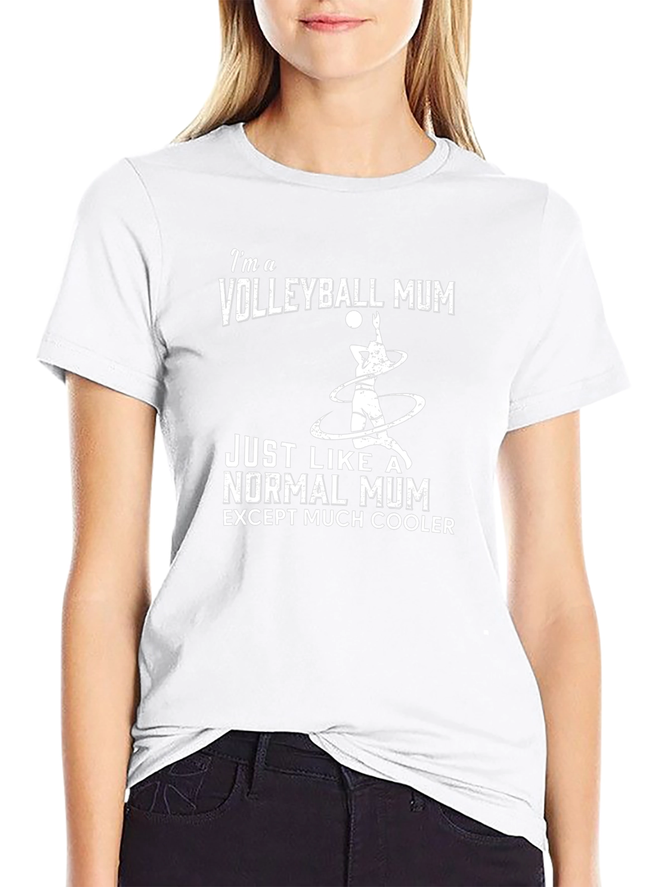 Volleyball Mom T-Shirt - Cool Graphic Tee