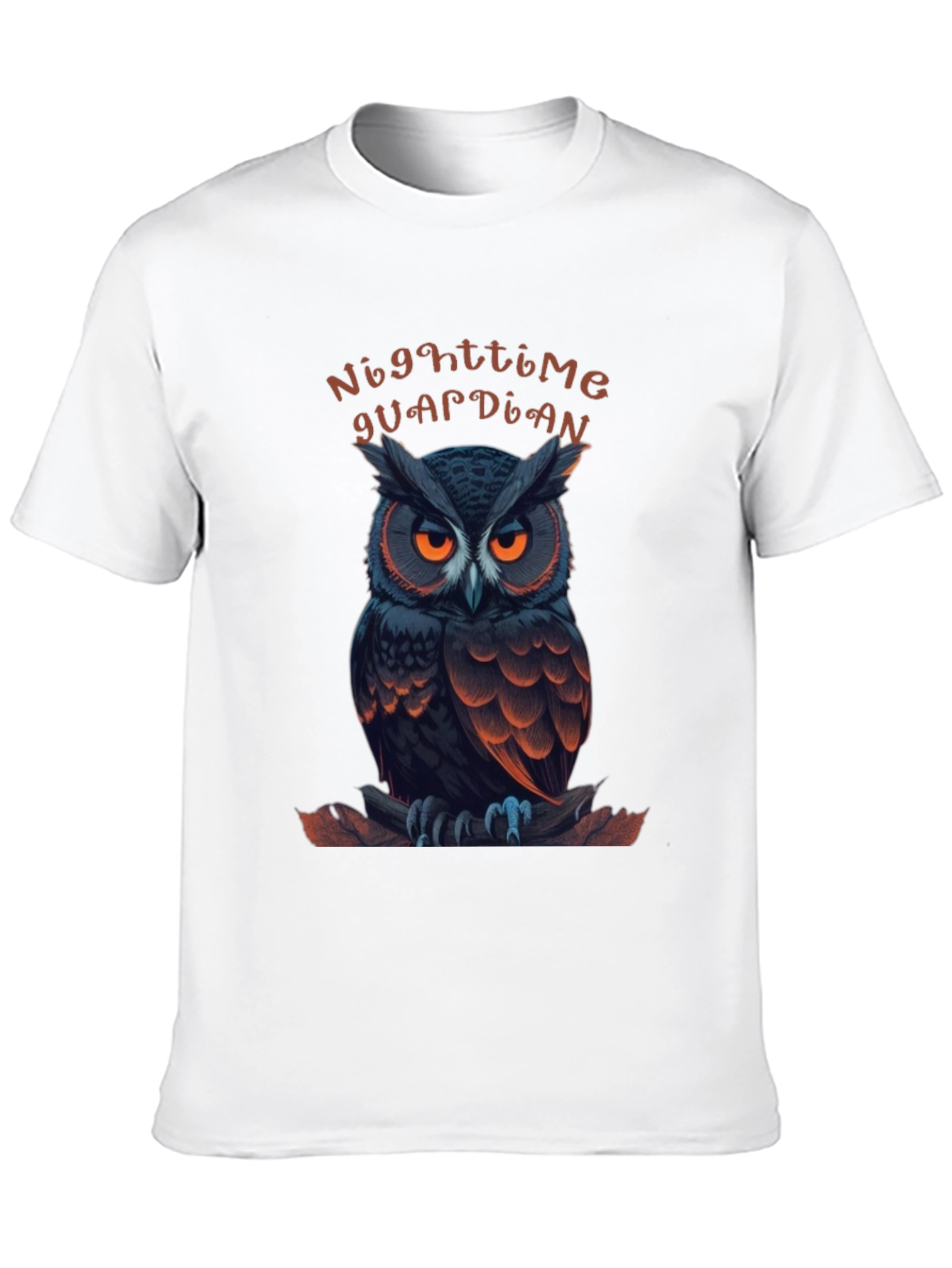 Nighttime Guardian Owl Graphic Tee