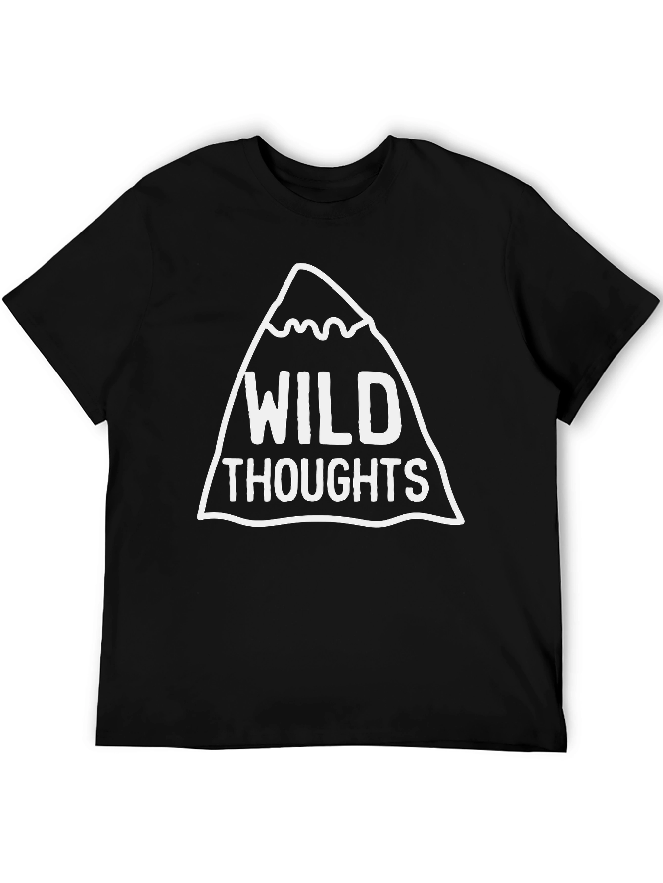 Wild Thoughts Mountain Graphic Tee - Casual Comfort