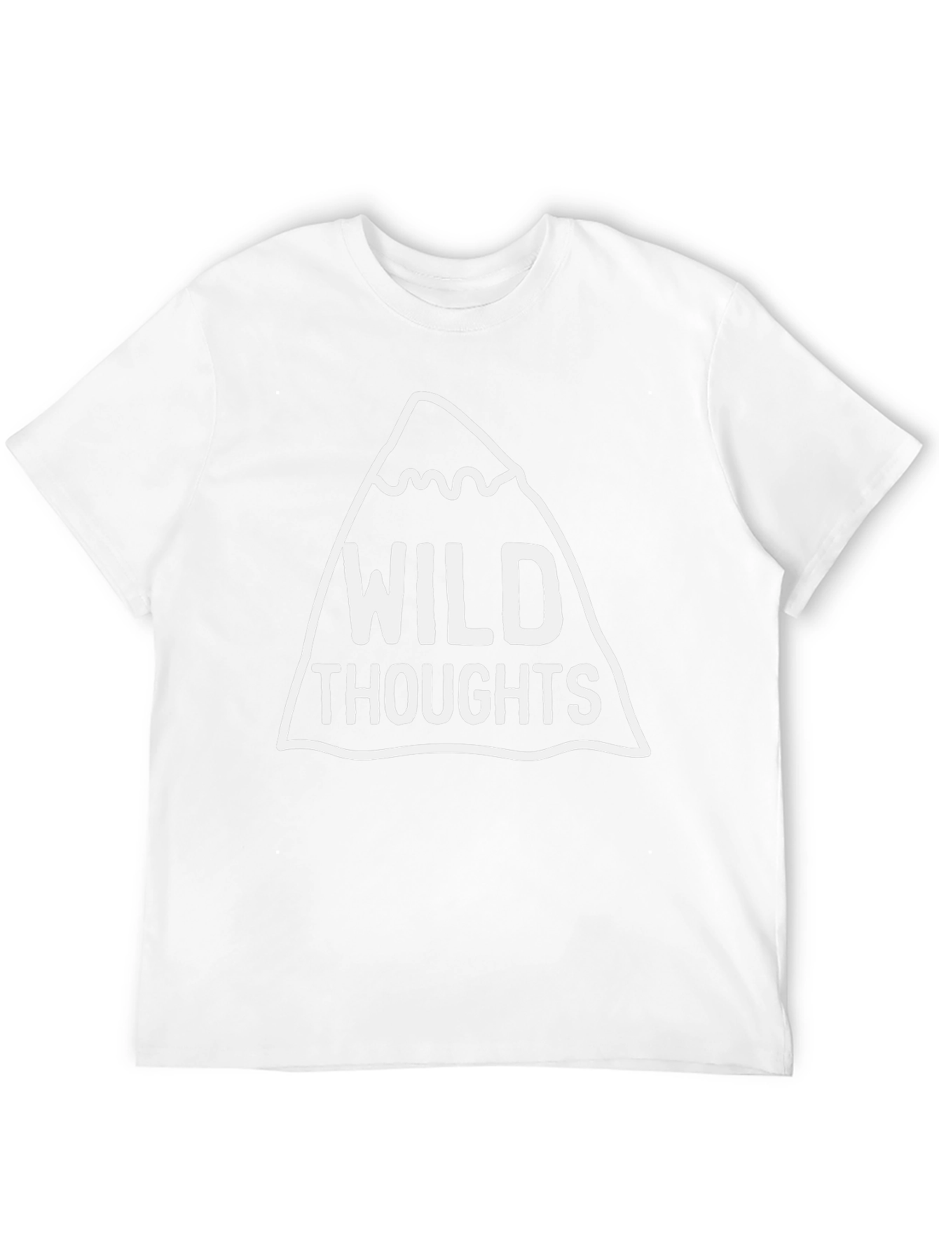 Wild Thoughts Mountain Graphic Tee - Casual Comfort