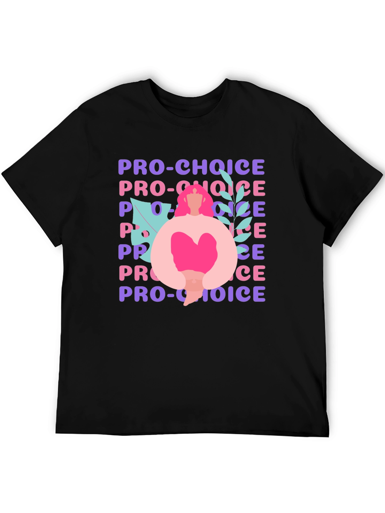 Pro-Choice Graphic T-Shirt - Black