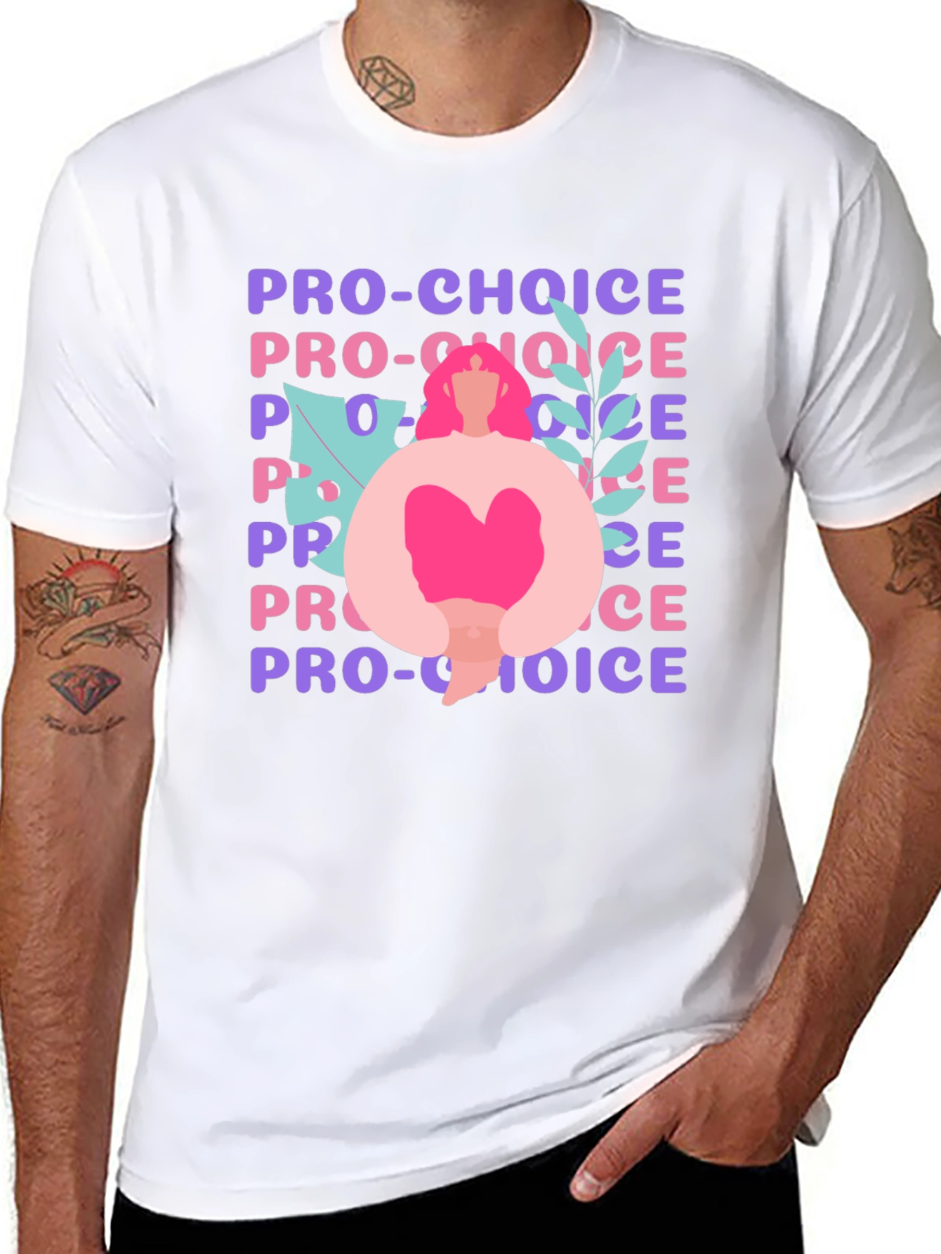 Pro-Choice Graphic T-Shirt - Black