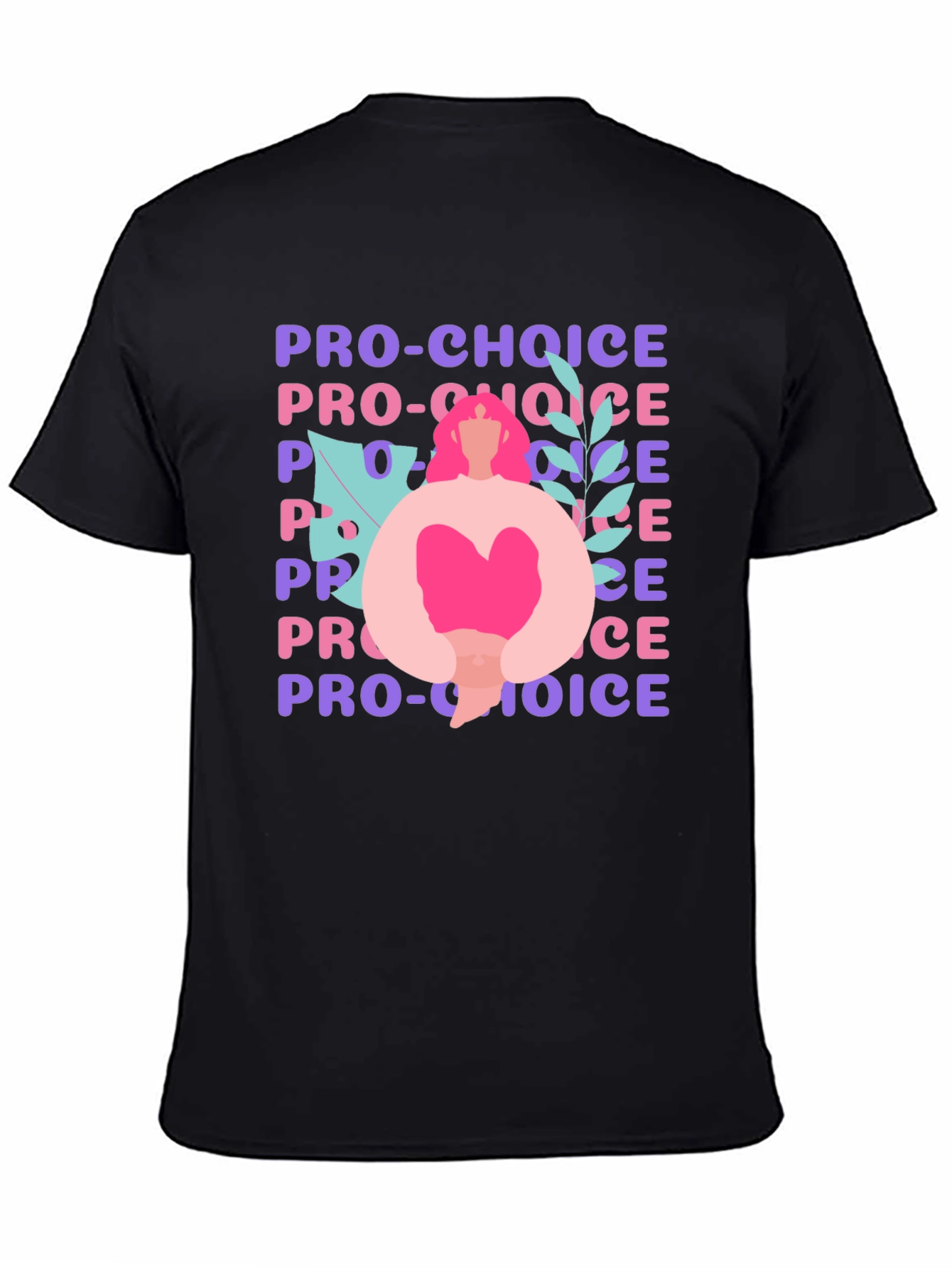 Pro-Choice Graphic T-Shirt - Black