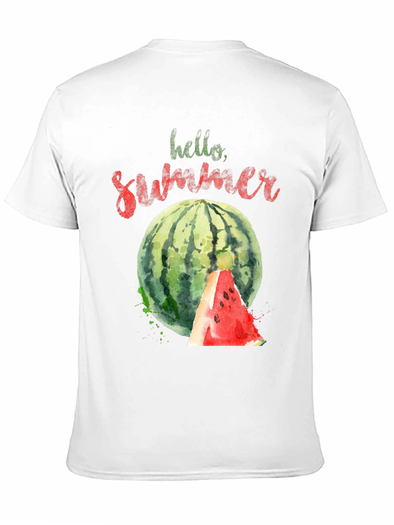 Hello Summer Watermelon Graphic Tee