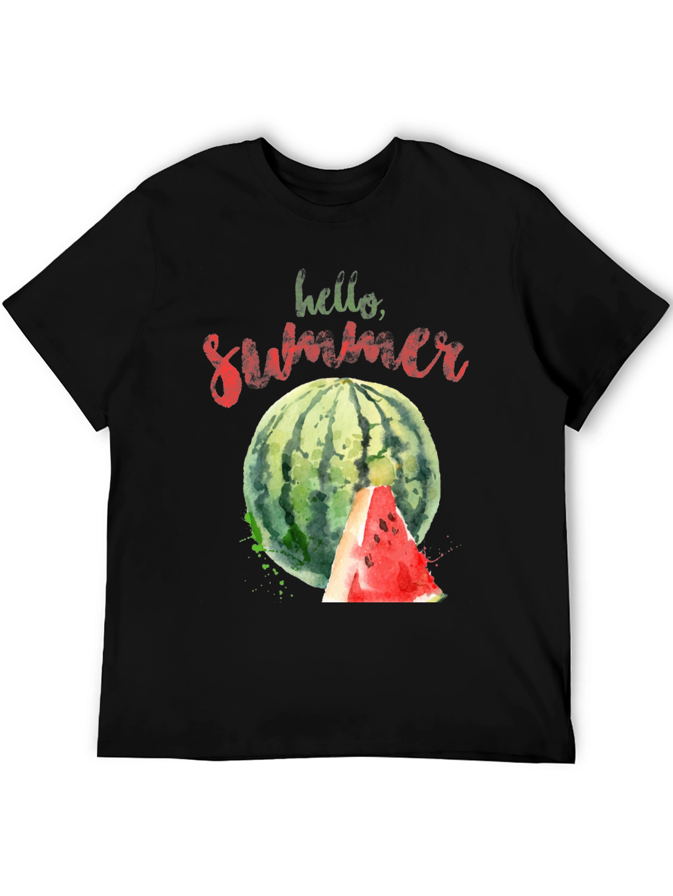 Hello Summer Watermelon Graphic Tee