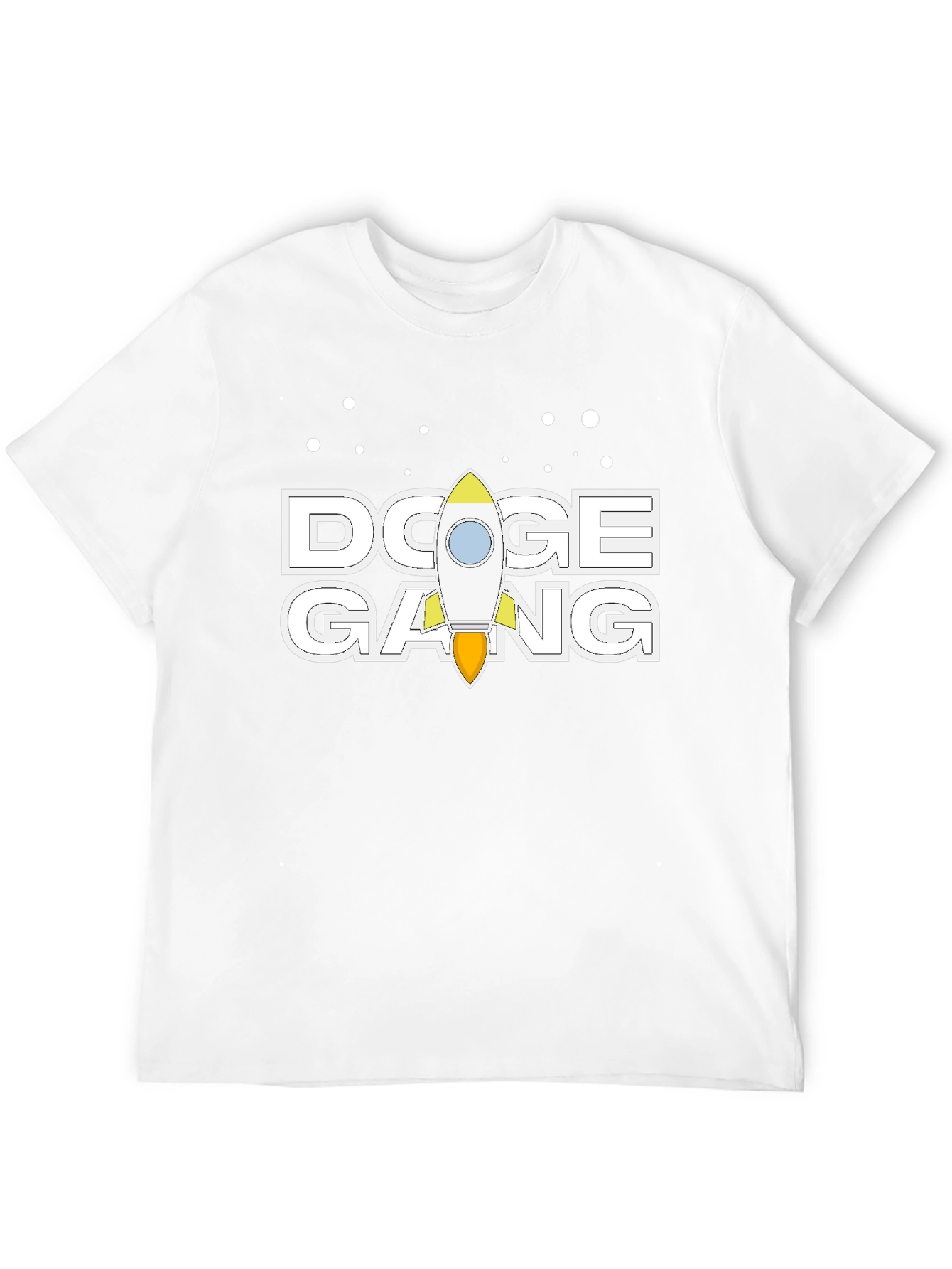 Doge Gang Rocket T-Shirt - Black Cotton