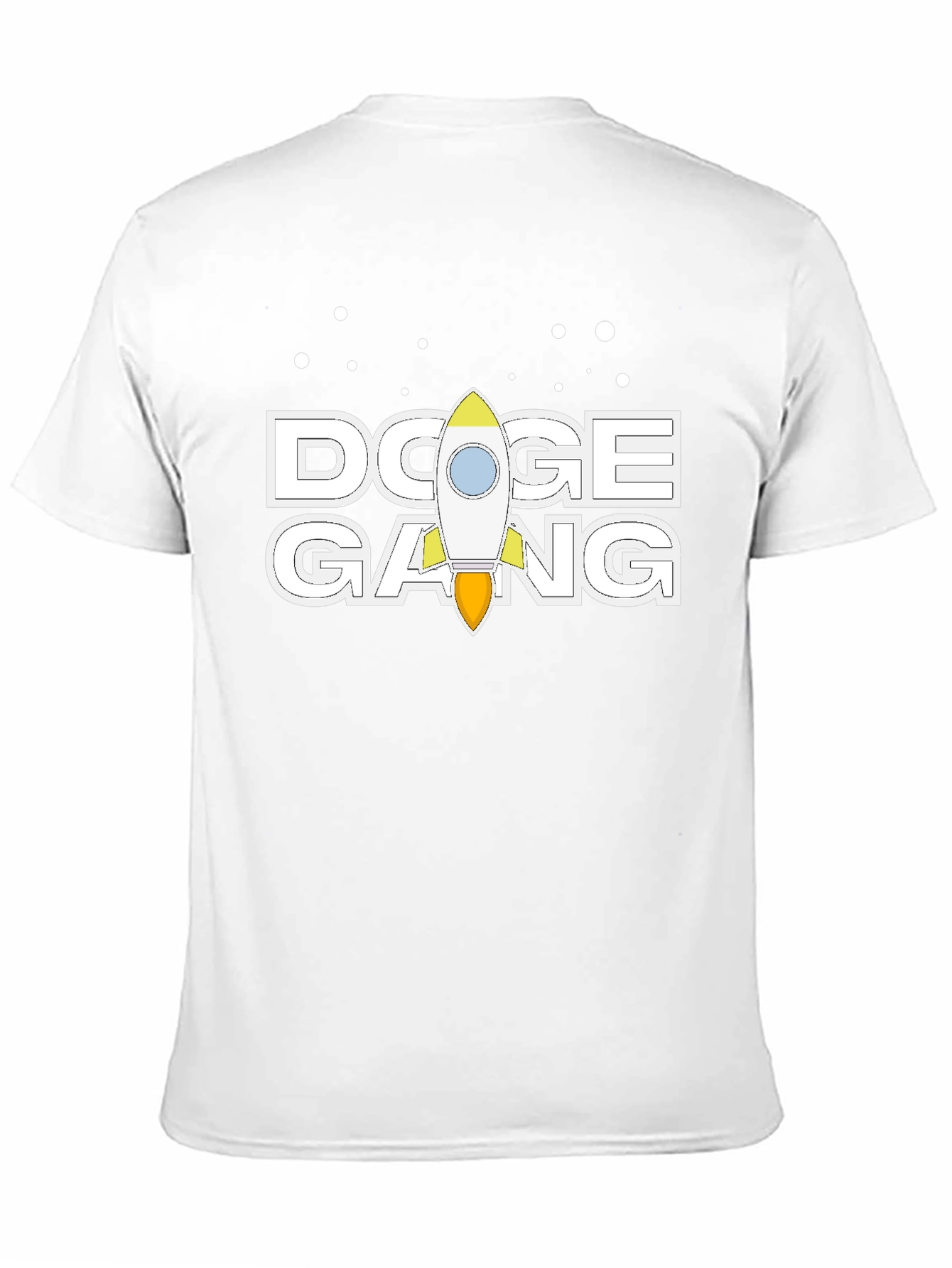 Doge Gang Rocket T-Shirt - Black Cotton