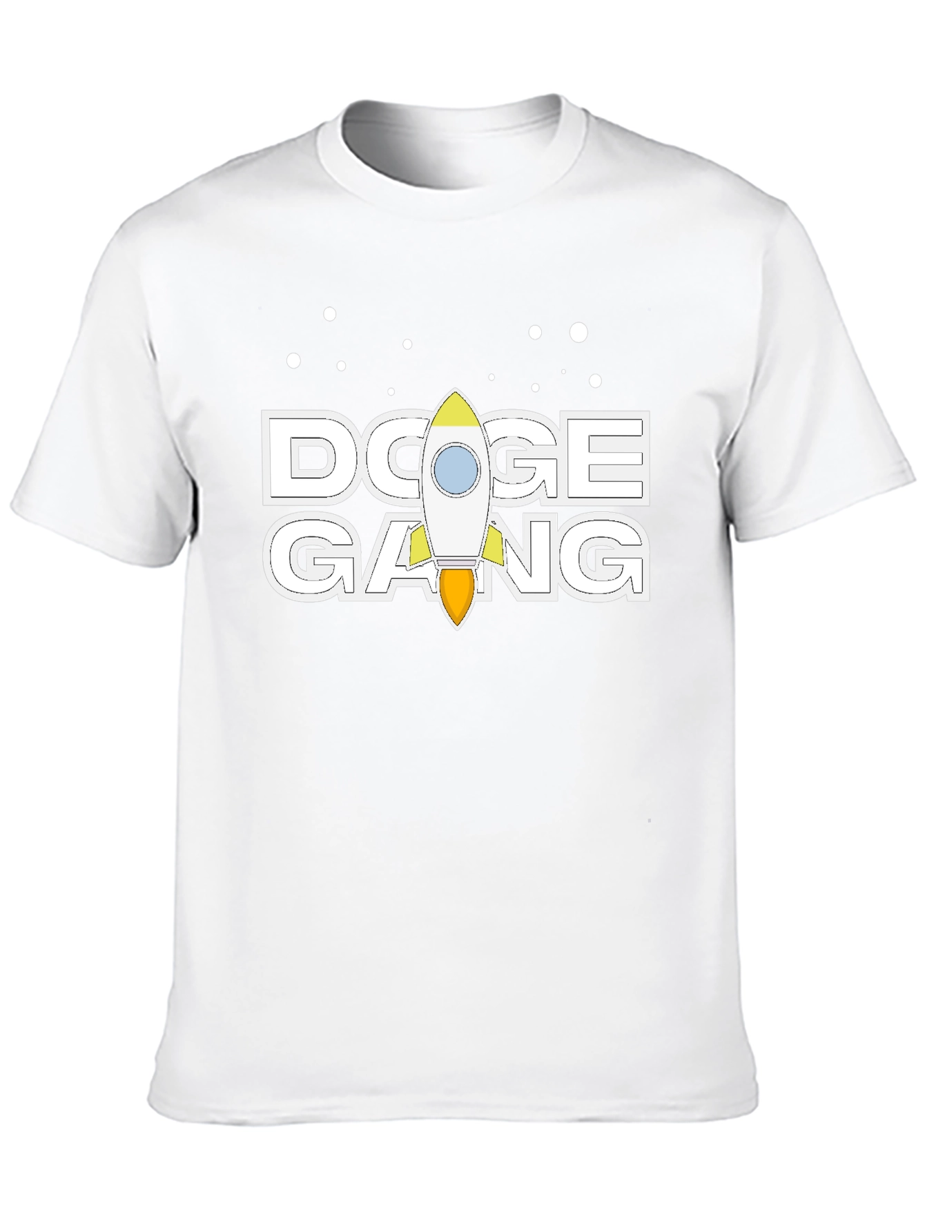 Doge Gang Rocket T-Shirt - Black Cotton
