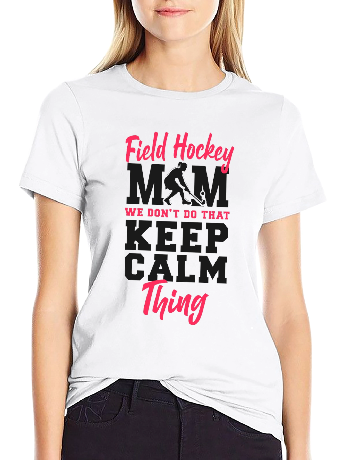Field Hockey Mom Graphic T-Shirt