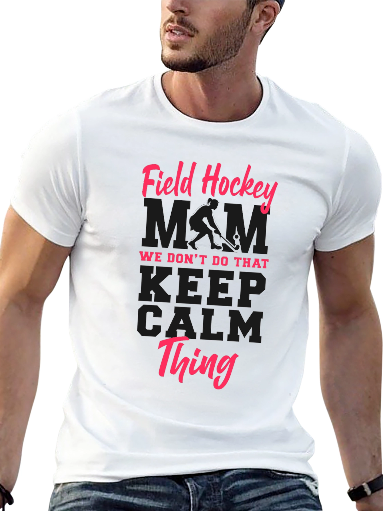 Field Hockey Mom Graphic T-Shirt