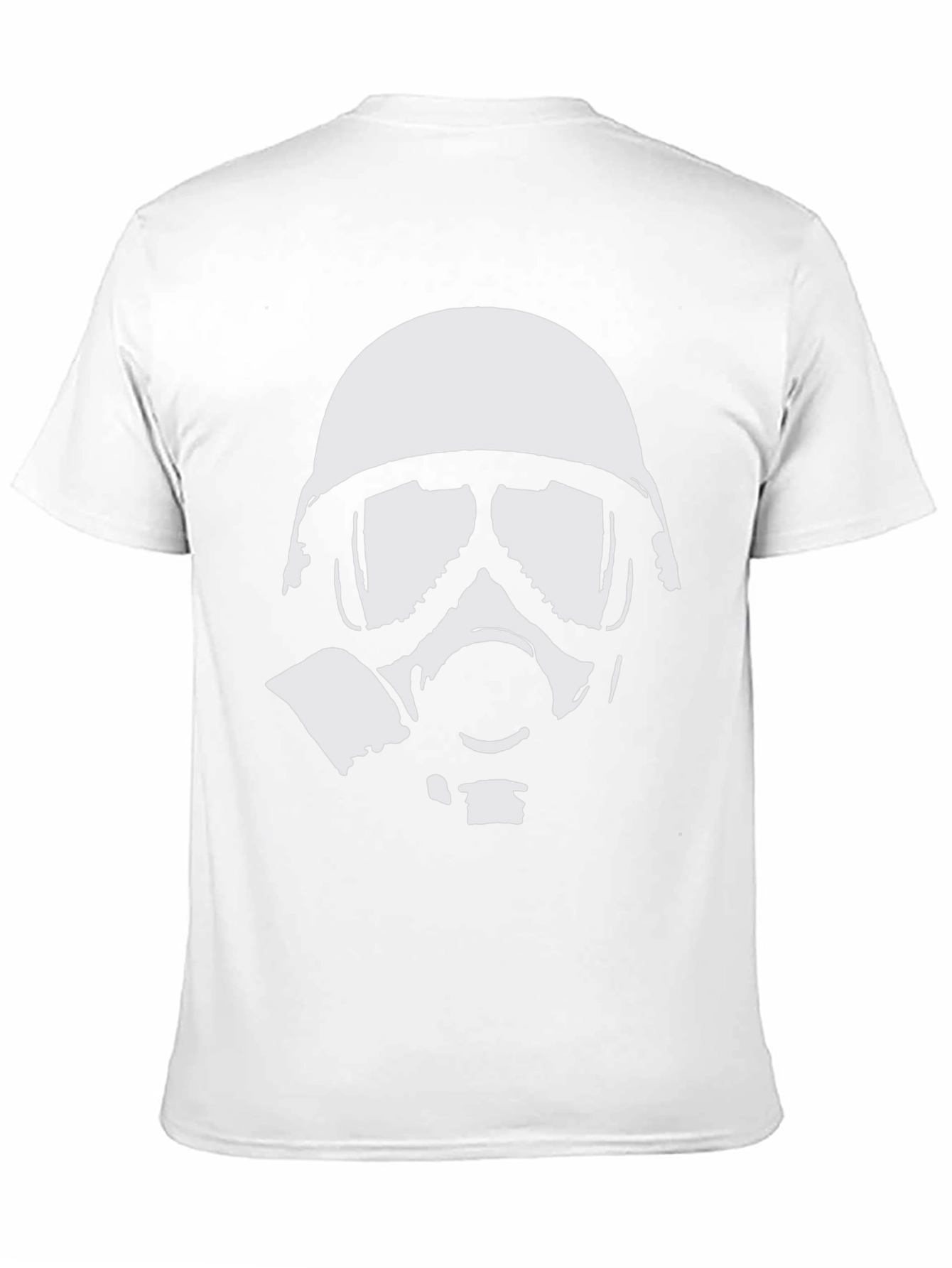 Gas Mask Graphic Tee - Black Cotton T-Shirt