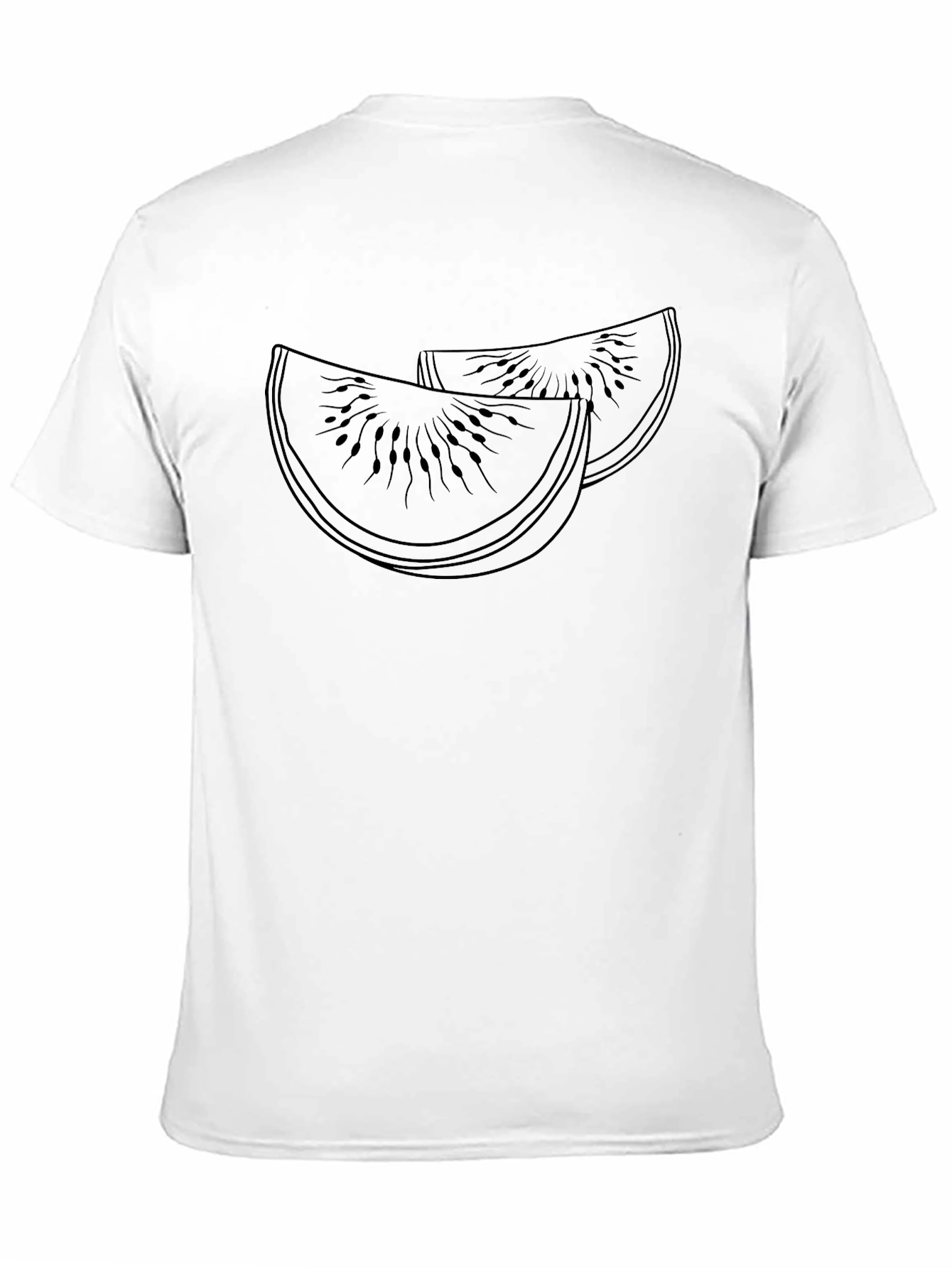 Kiwi Slice Graphic T-Shirt - Unique Fruit Design Tee