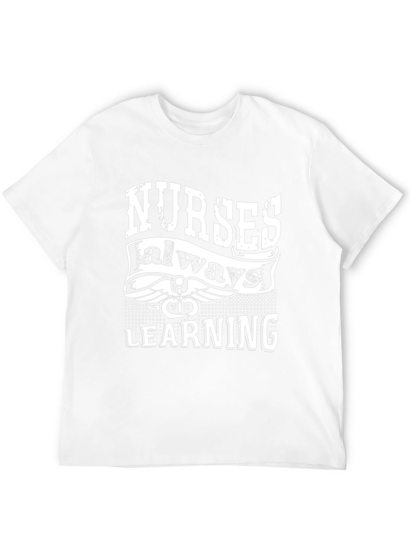 Nurses Always Learning Black T-Shirt