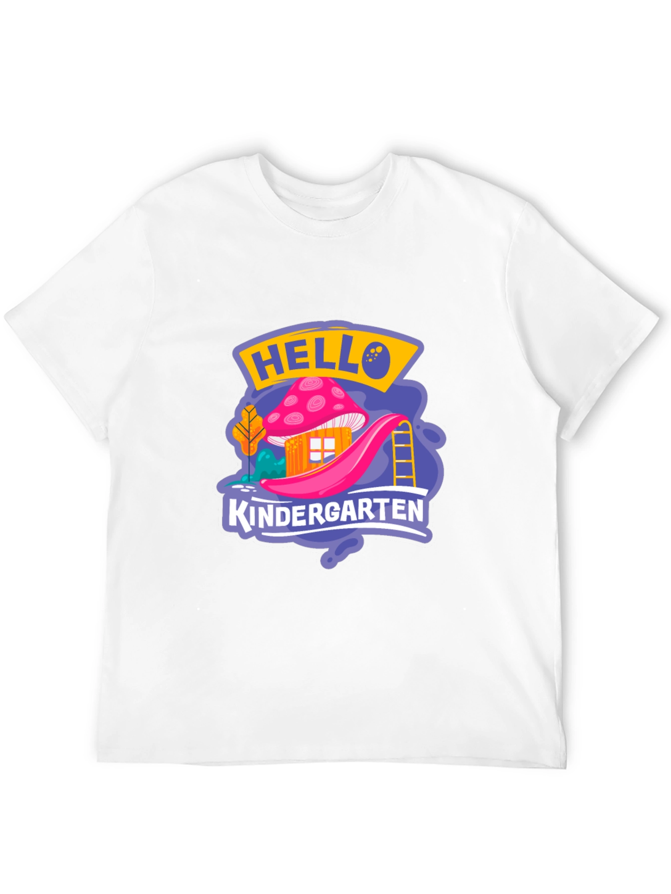 Hello Kindergarten Black T-Shirt