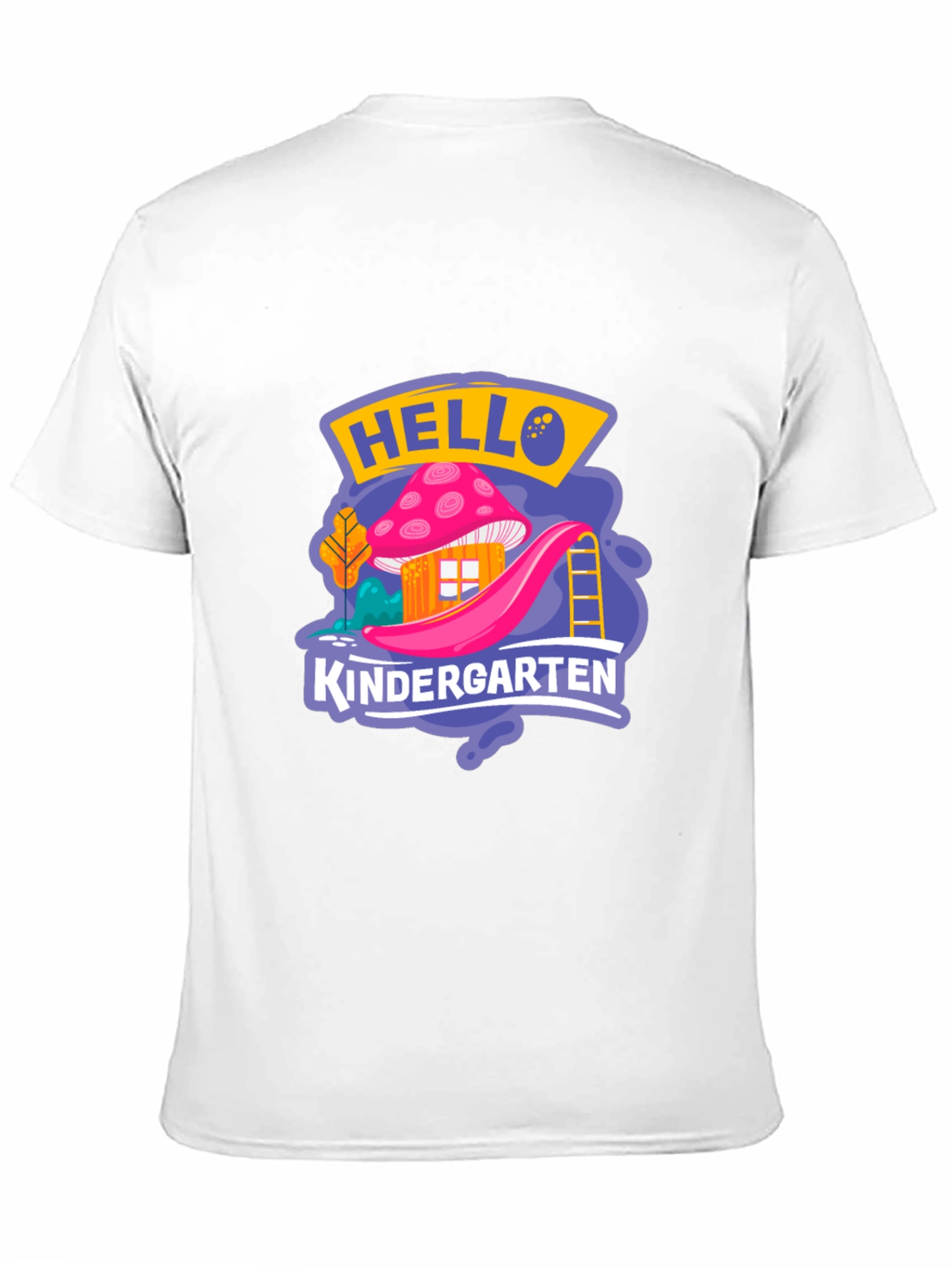 Hello Kindergarten Black T-Shirt