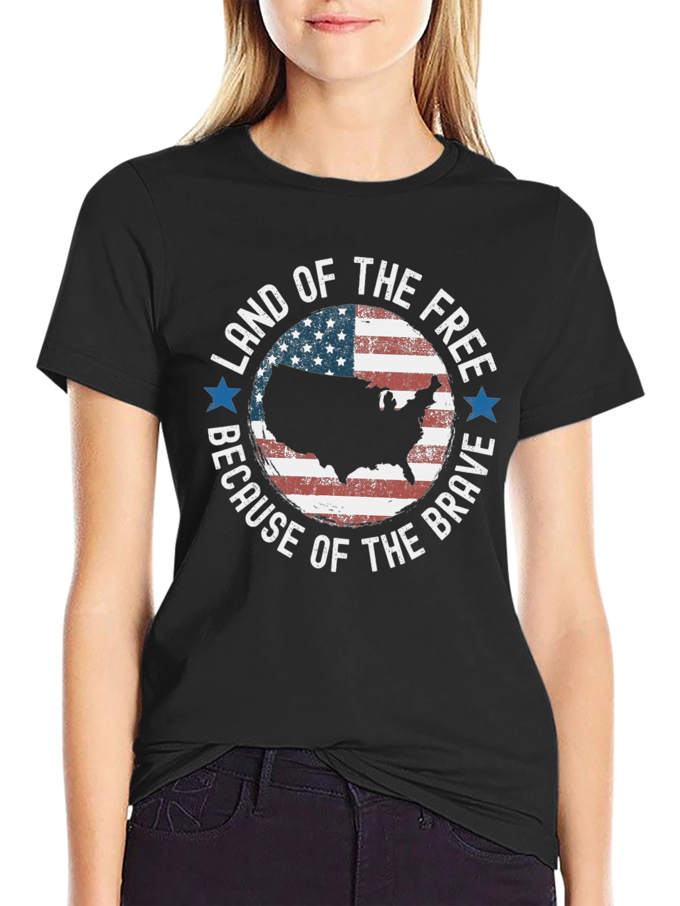 Land of the Free Patriotic T-Shirt