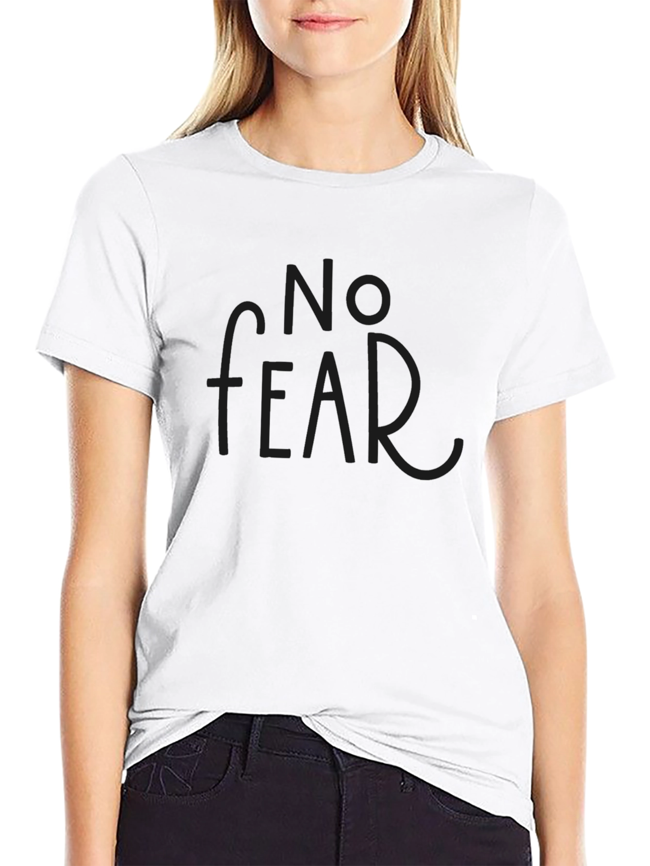 No Fear Black Graphic Tee