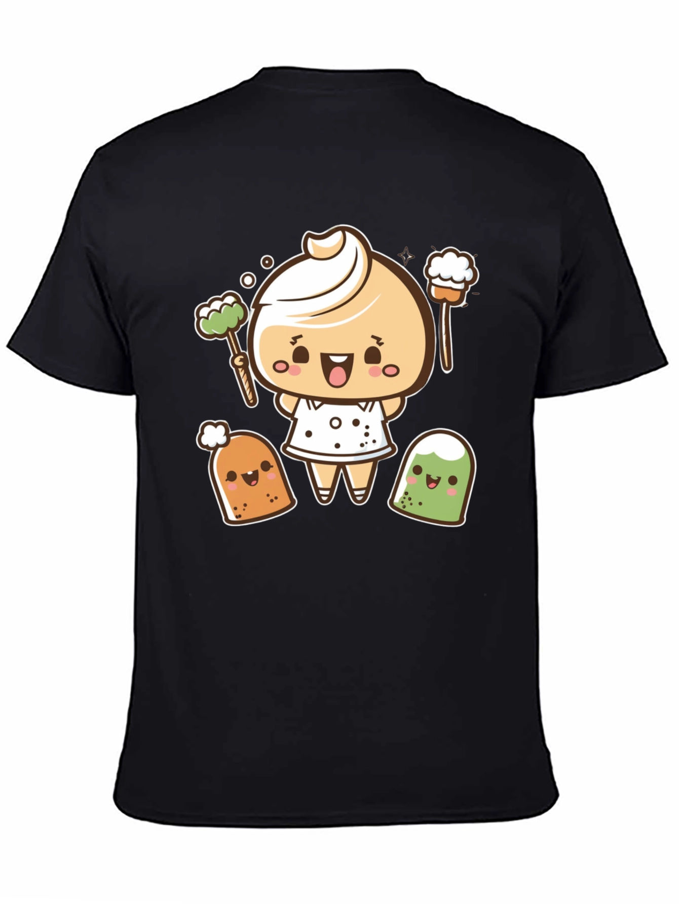 Cute Dumpling Cartoon T-Shirt