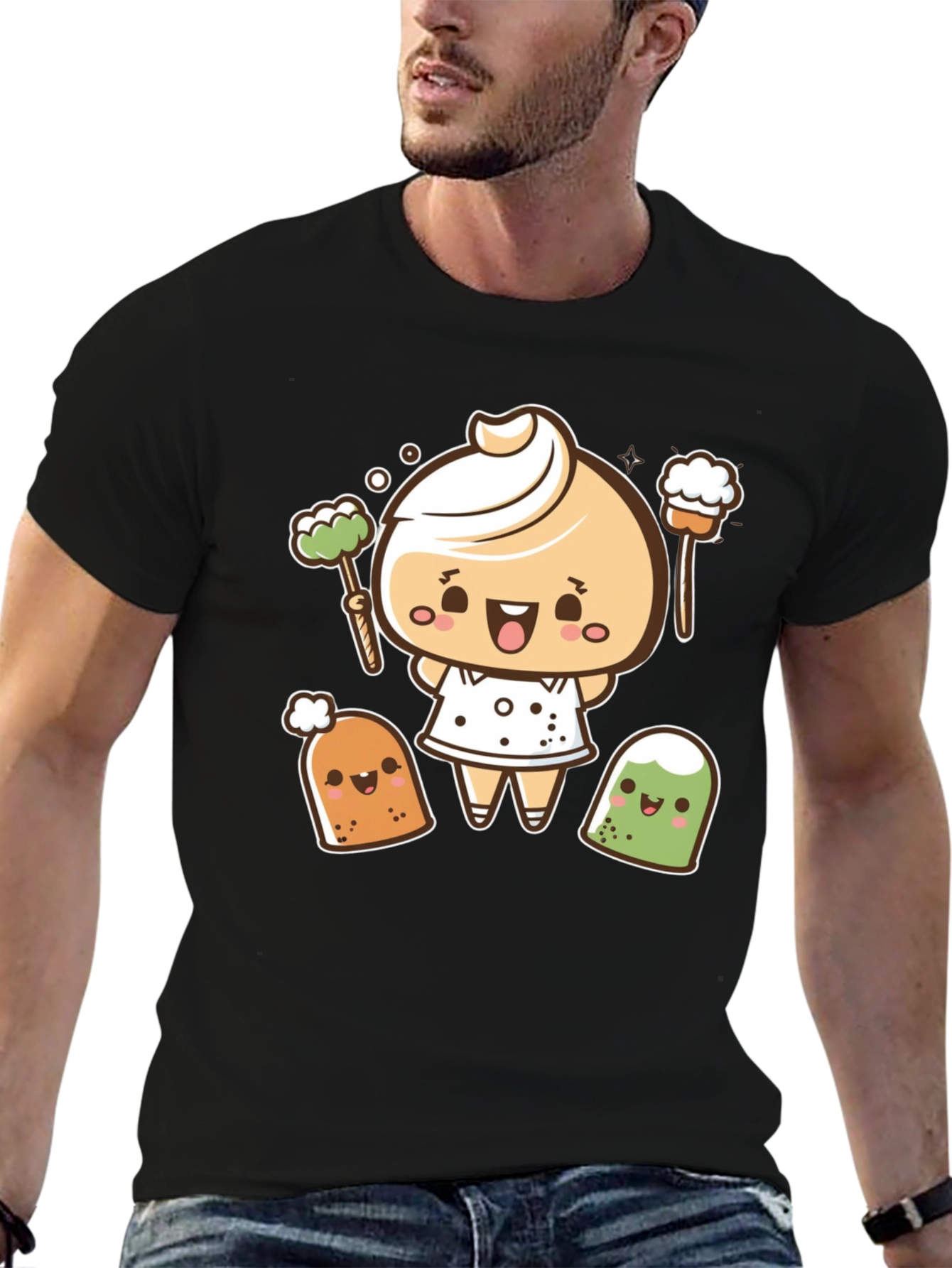 Cute Dumpling Cartoon T-Shirt