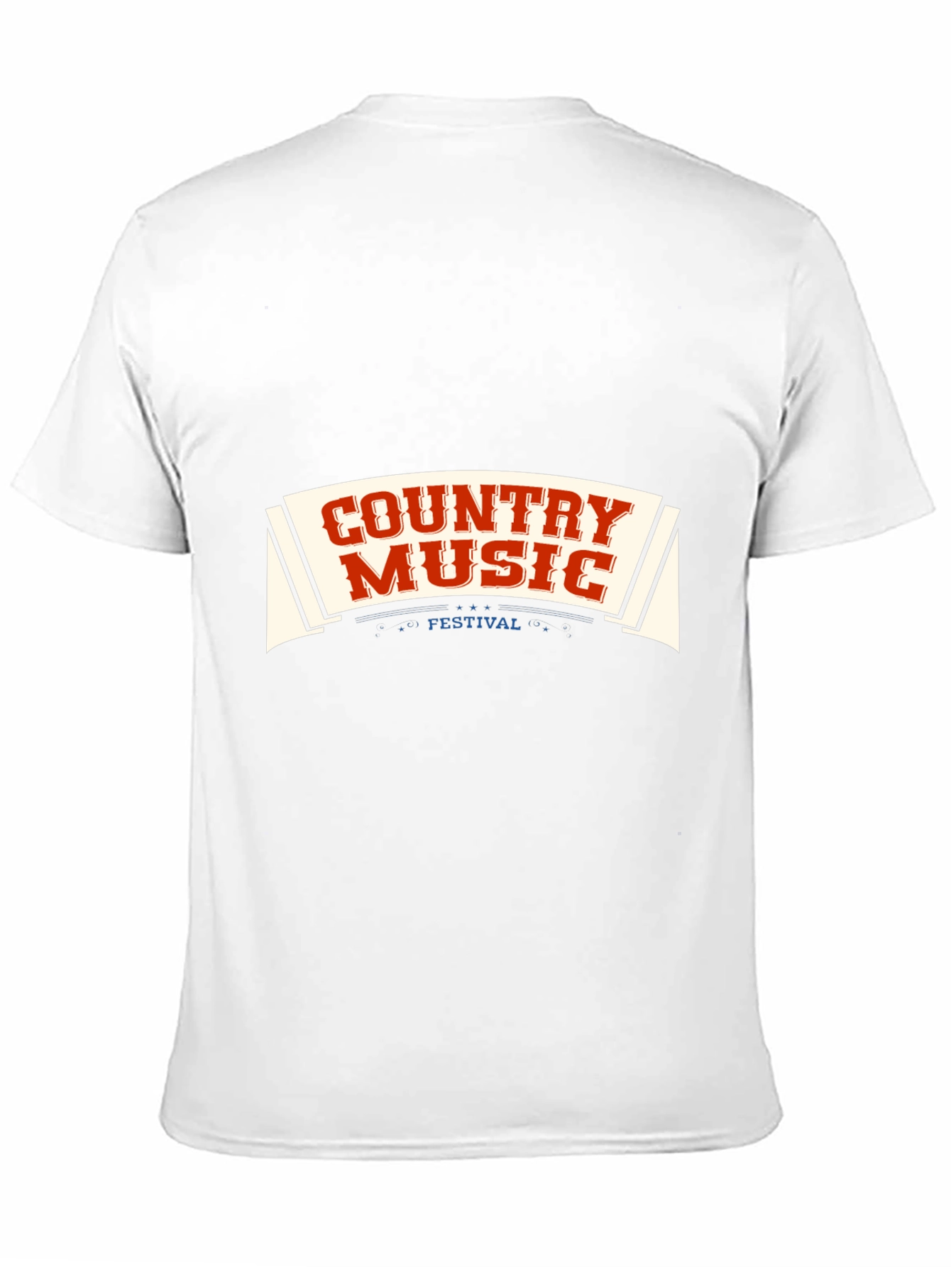 Country Music Festival Graphic T-Shirt - Black