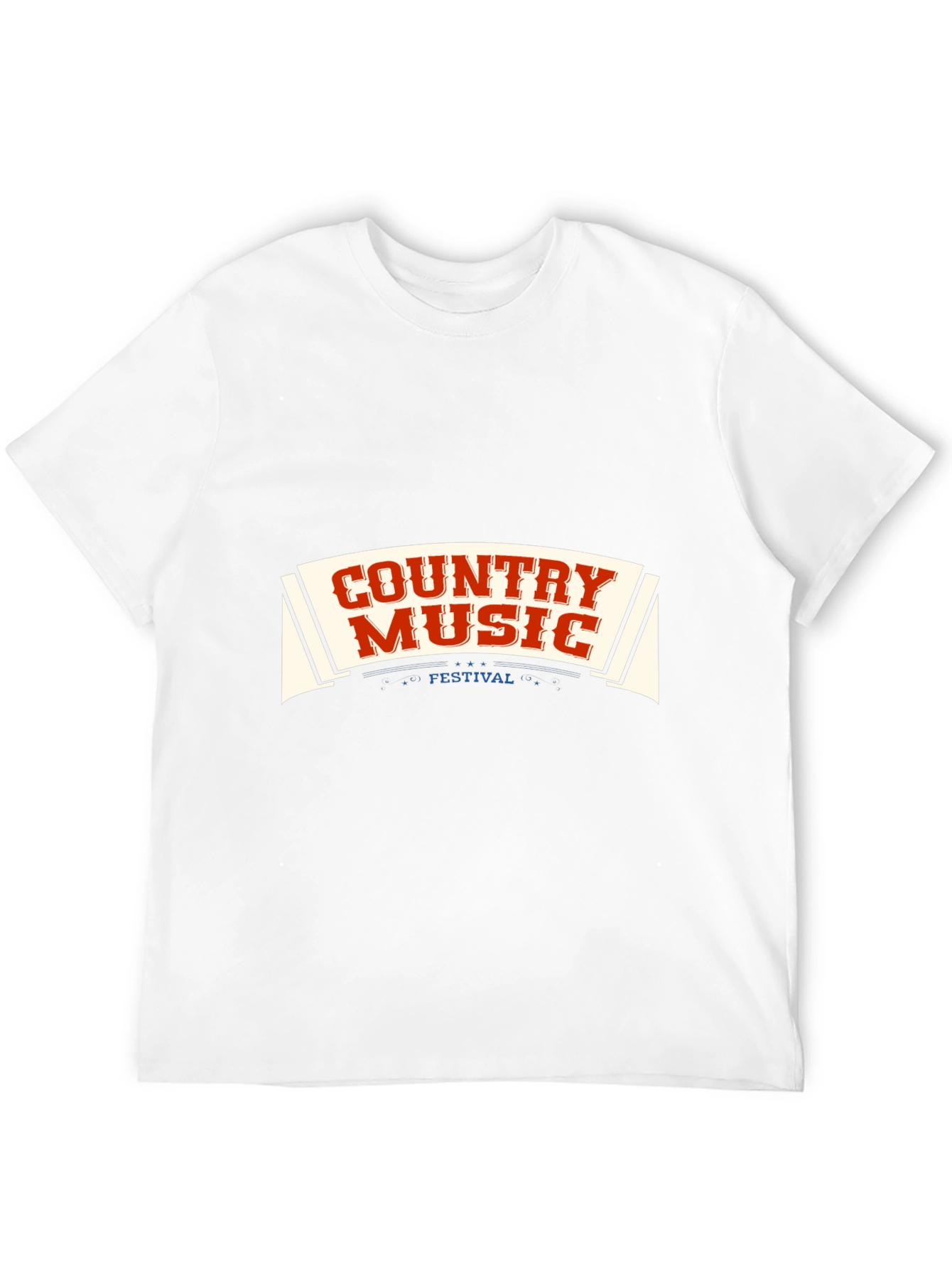 Country Music Festival Graphic T-Shirt - Black